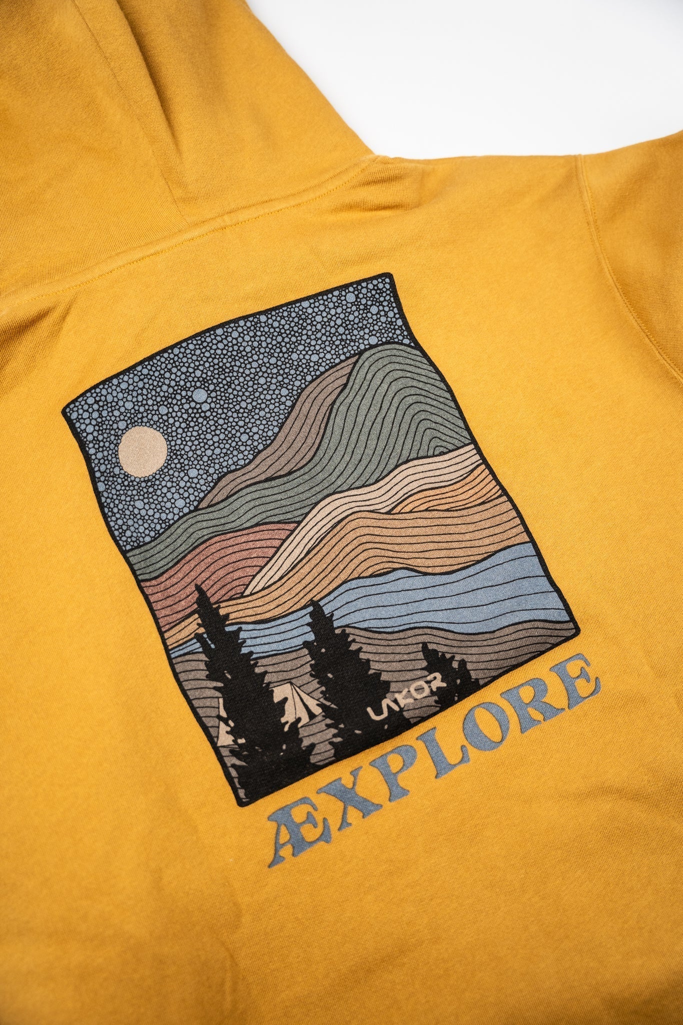 LAKOR Out There Zip Hoodie Sweatshirt Wood Thrush