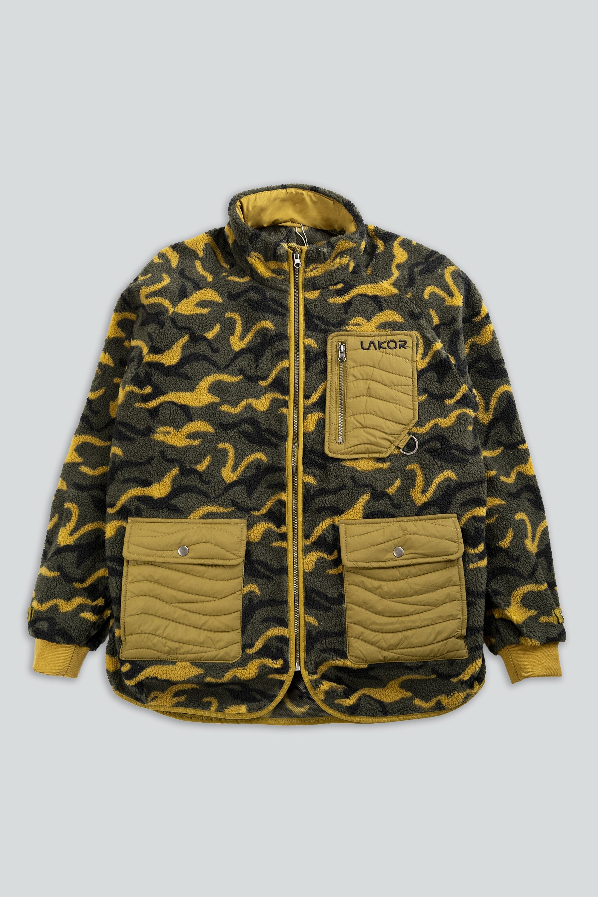 LAKOR Ovis Teddy Fleece Jacket Jacket Drip Stop Seagull Camo