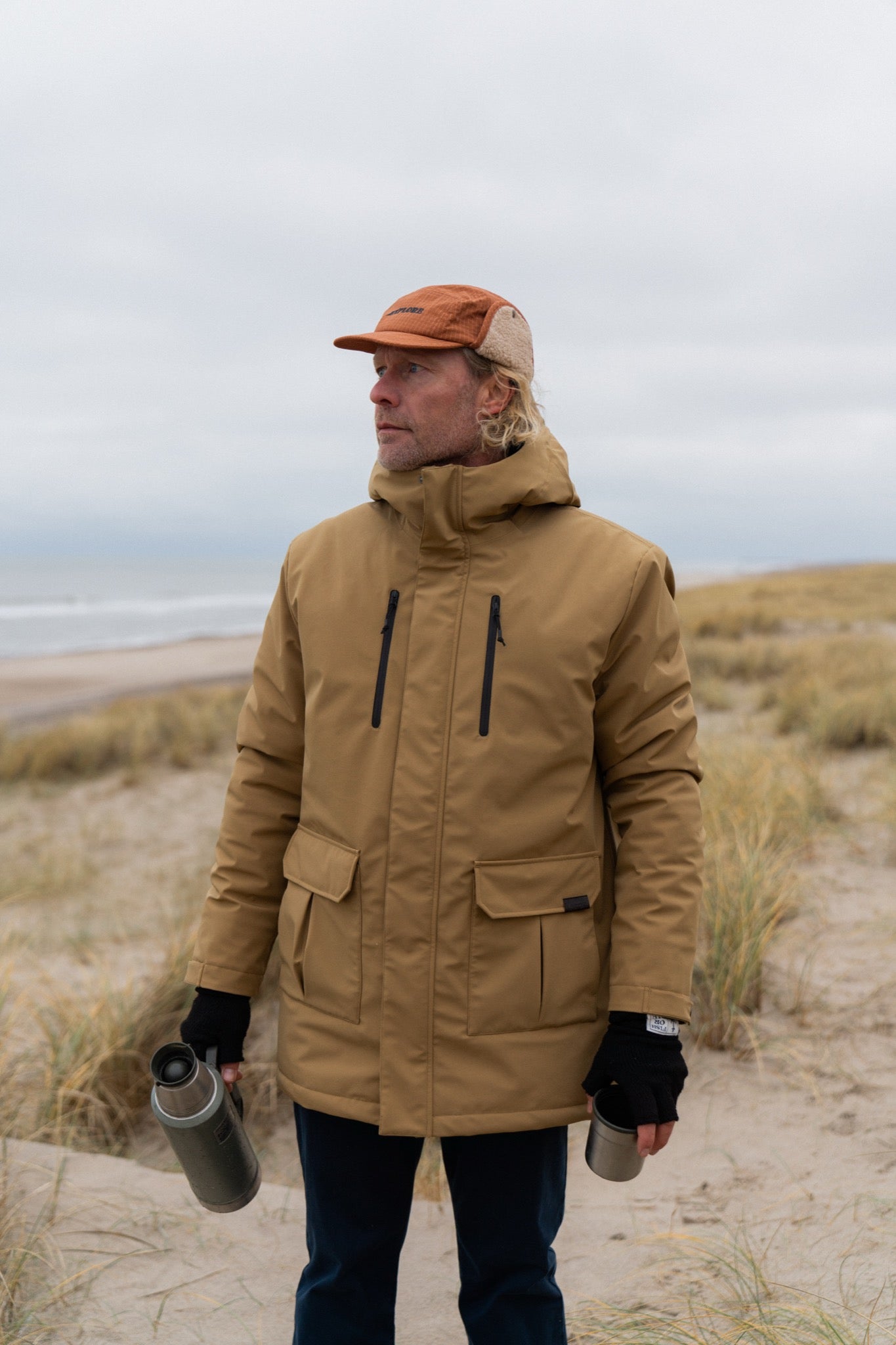 LAKOR Parka Jacket Jacket Dull Gold