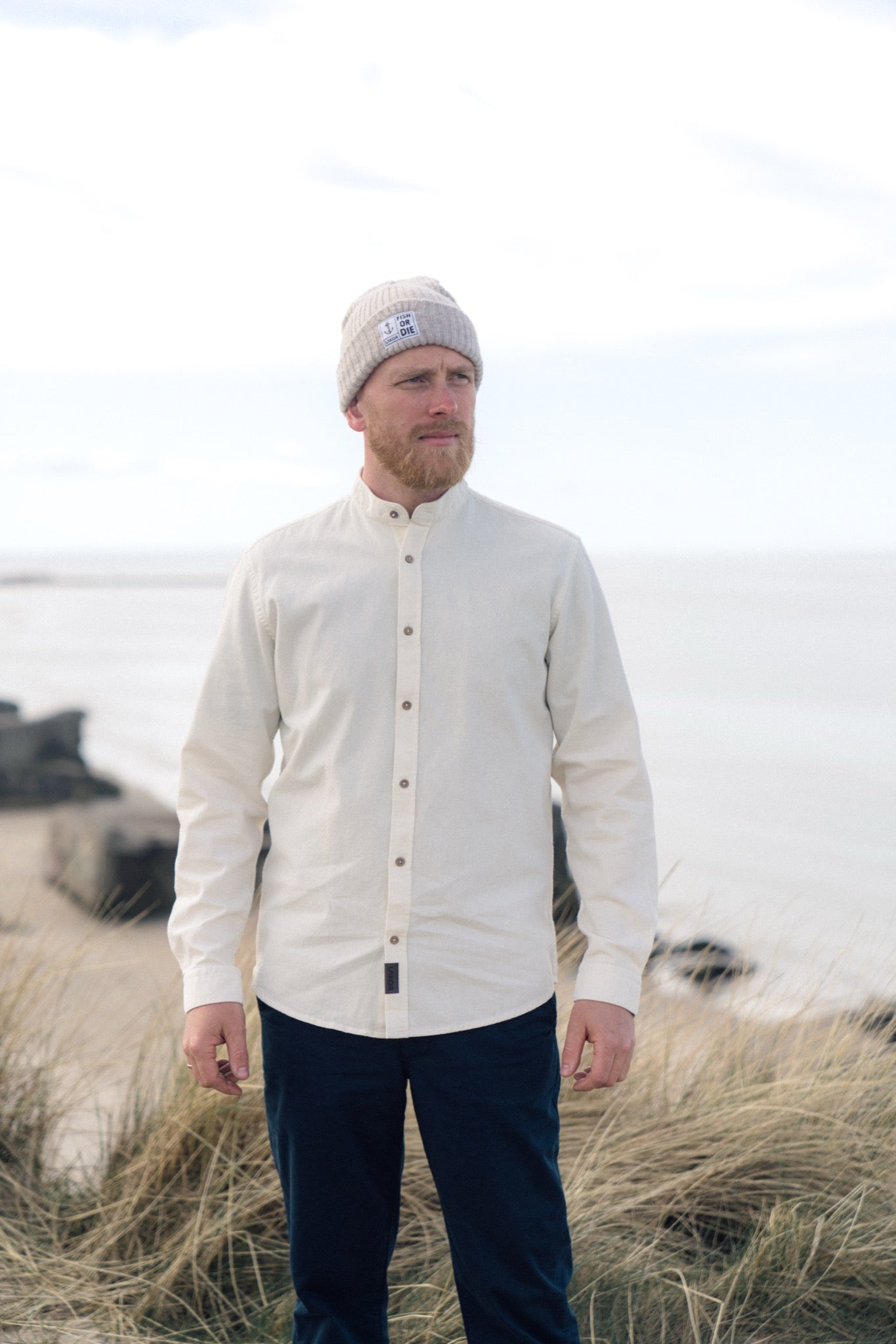 LAKOR Plain Dal Shirt Shirt Star White