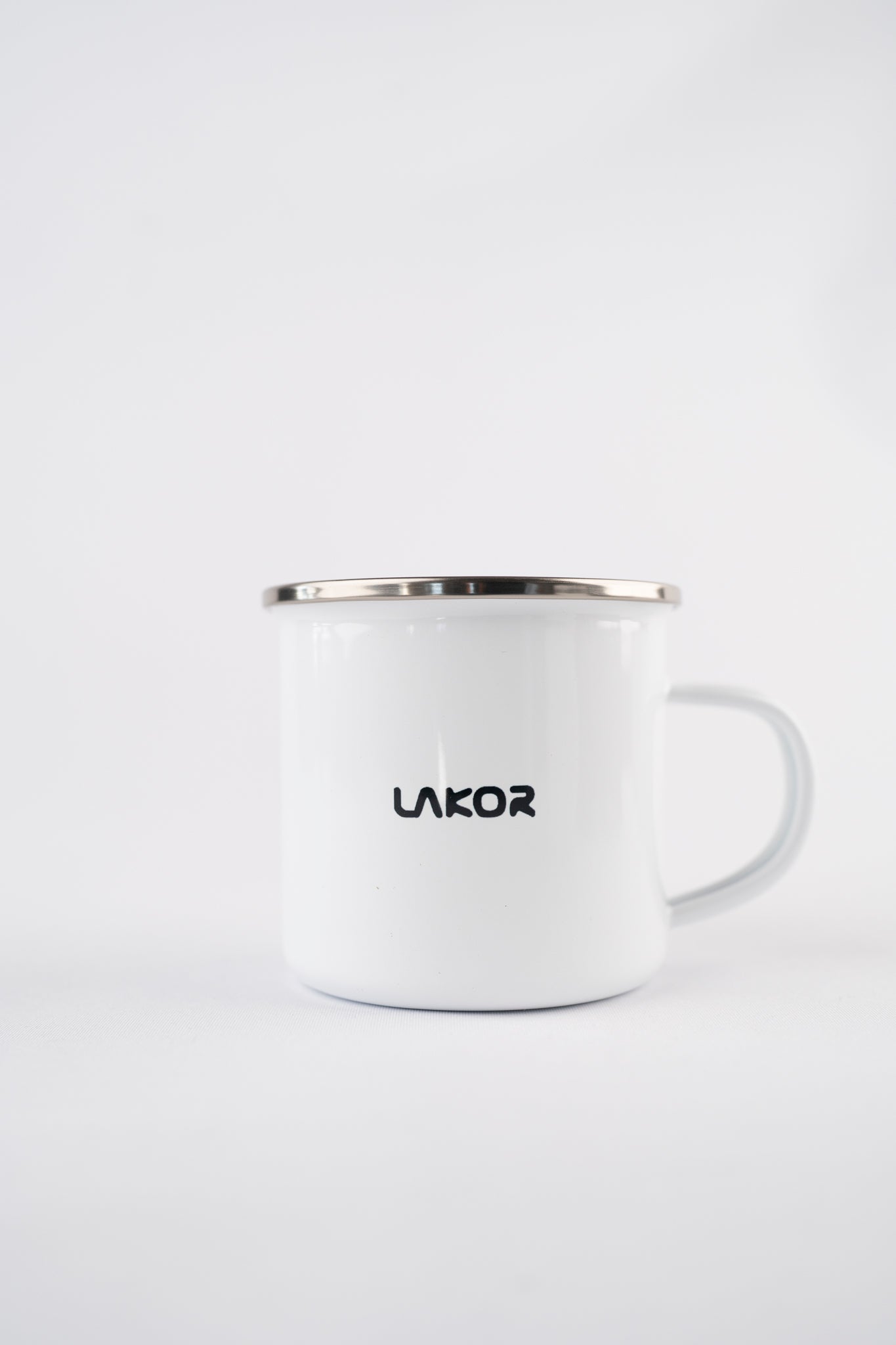 Pool Party Penguin Emaille Tasse - White