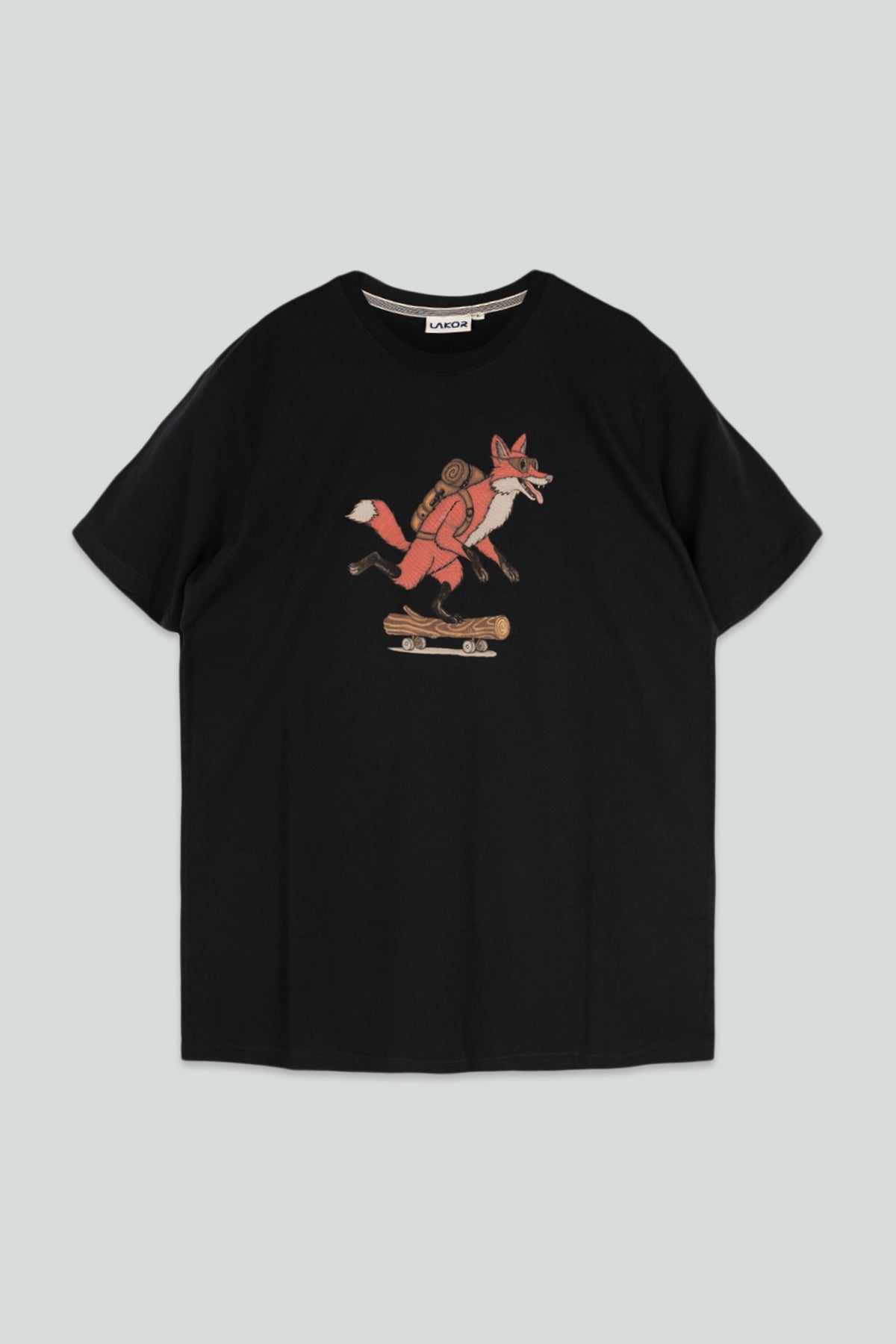 LAKOR Pushing the Log T-shirt T-Shirt Moonless Night