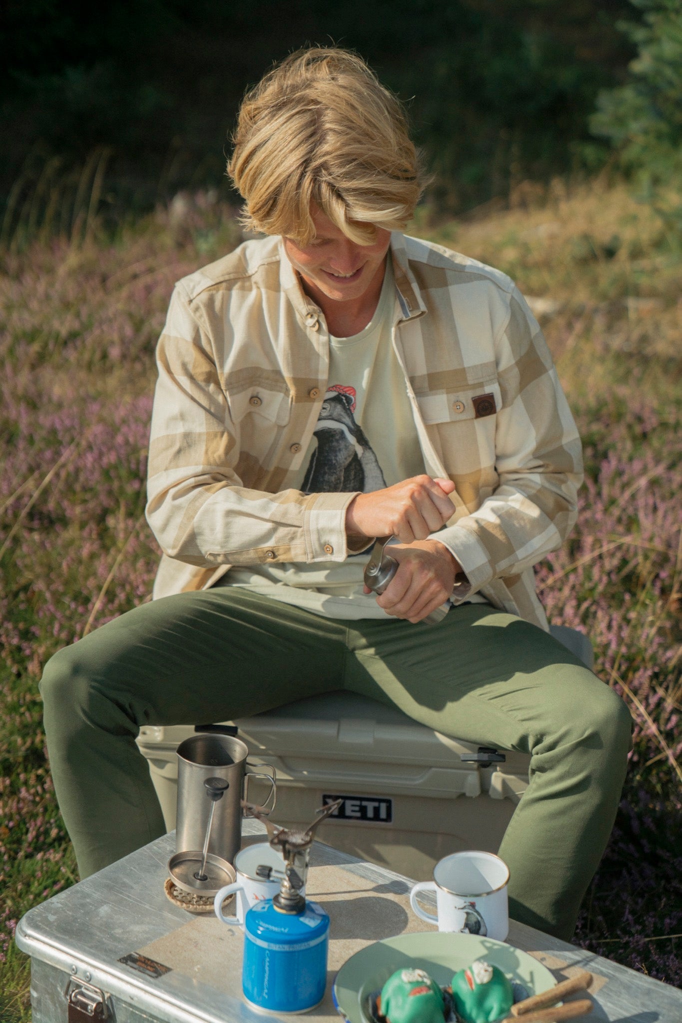 Recycled Work Shirt - Light Brown