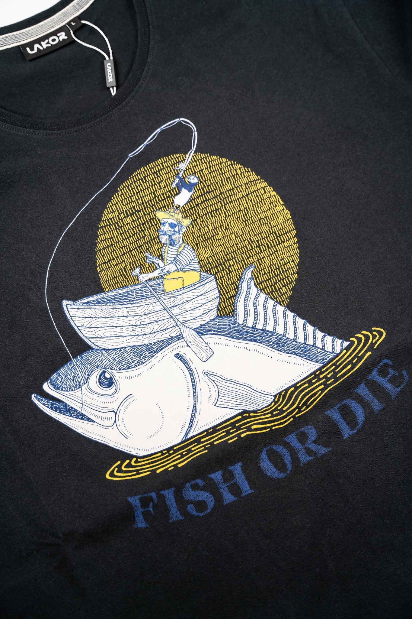 LAKOR Reel Big Fish T-shirt T-Shirt Moonless Night