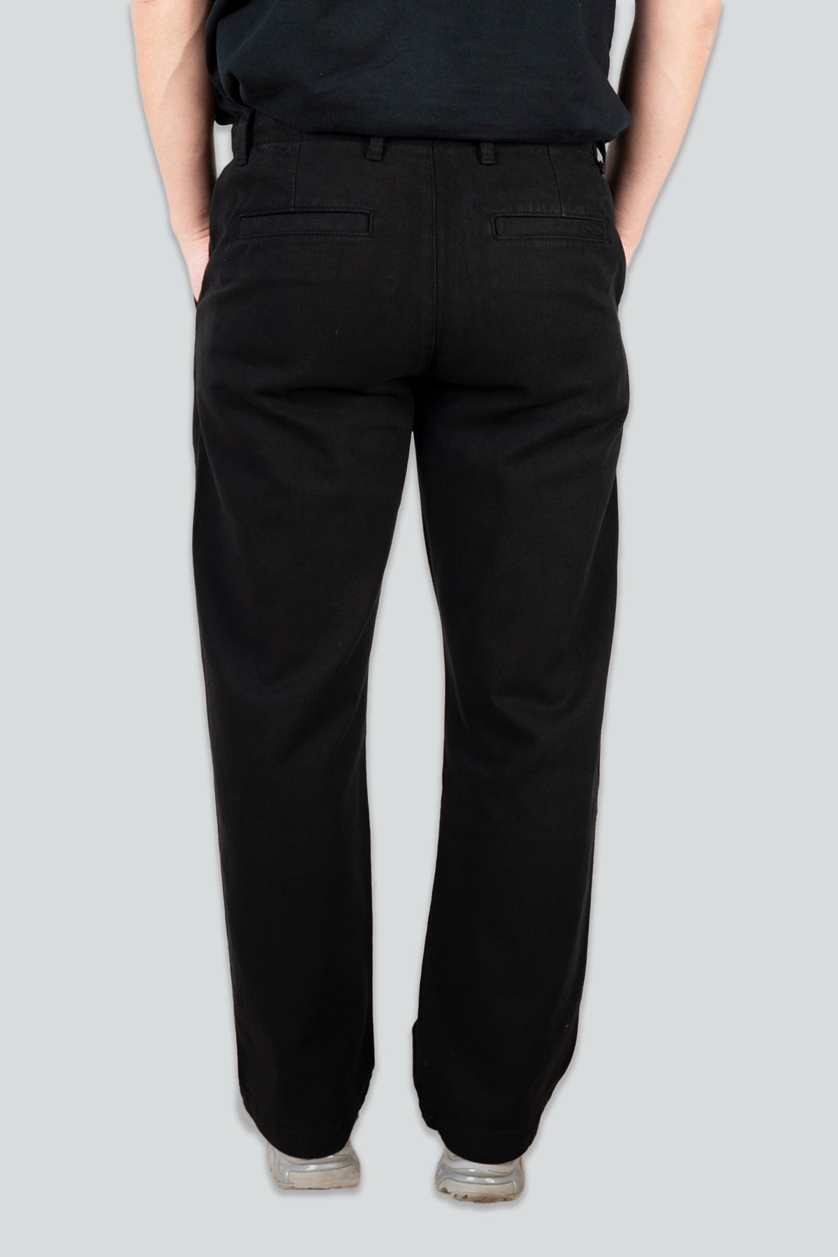 LAKOR Relaxed Twill Pants Pants Black