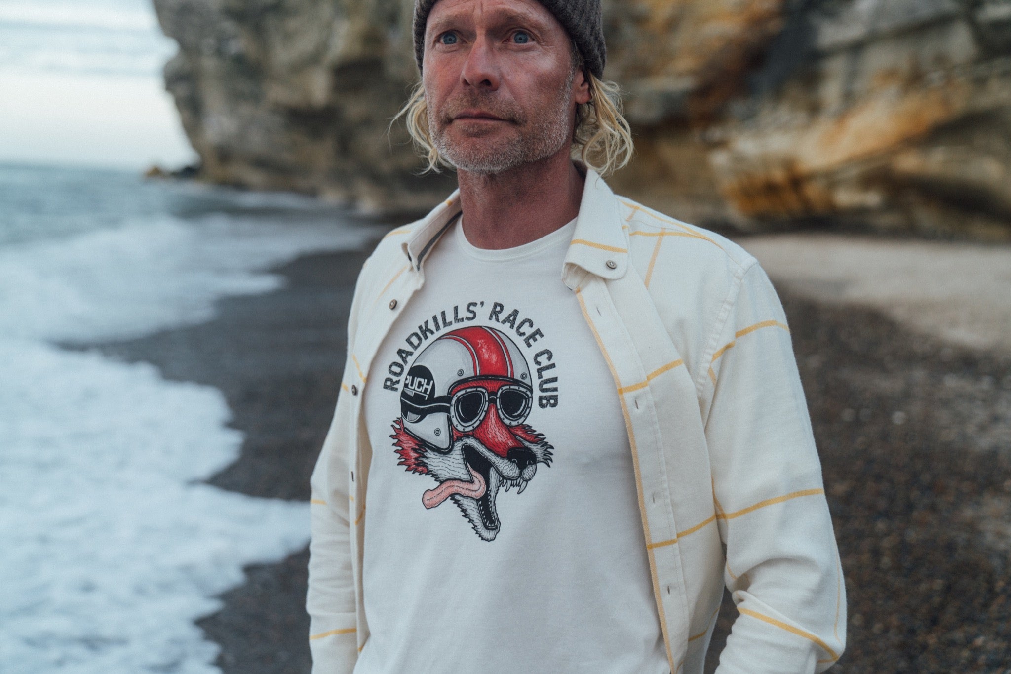 LAKOR Roadkills' Race Club T-shirt T-Shirt Star White