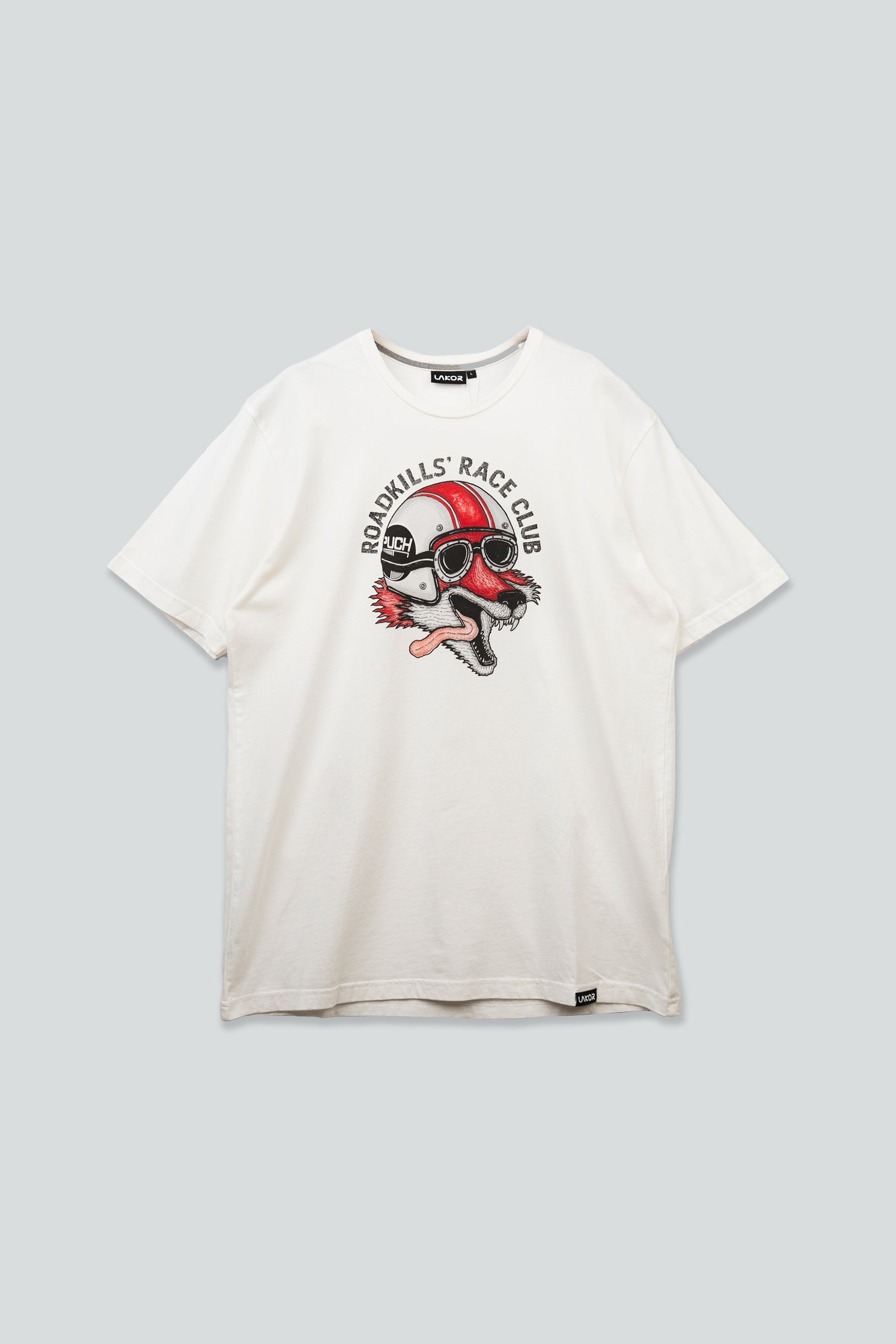 LAKOR Roadkills' Race Club T-shirt T-Shirt Star White