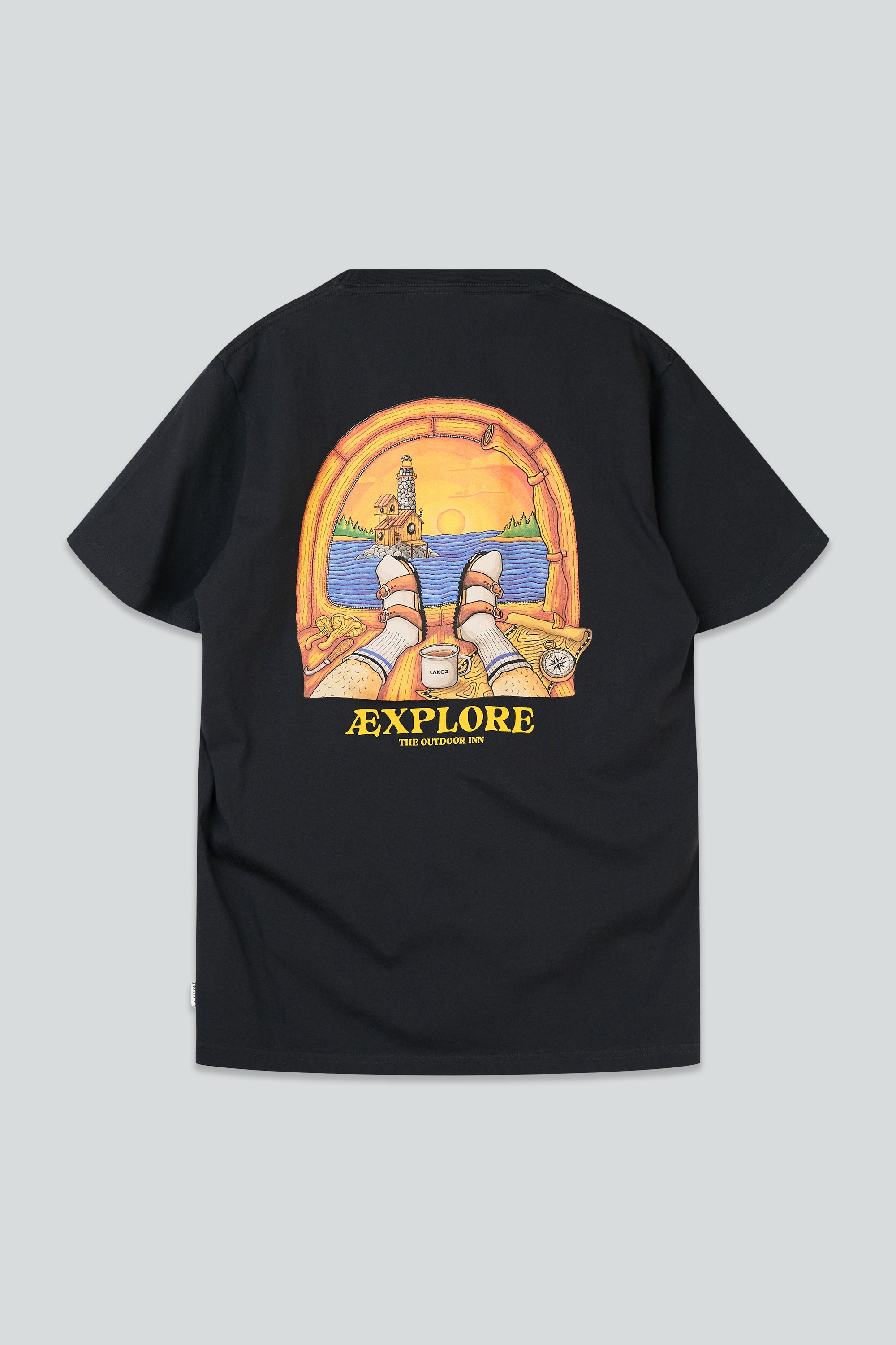 LAKOR Room with a View T-shirt T-Shirt Moonless Night