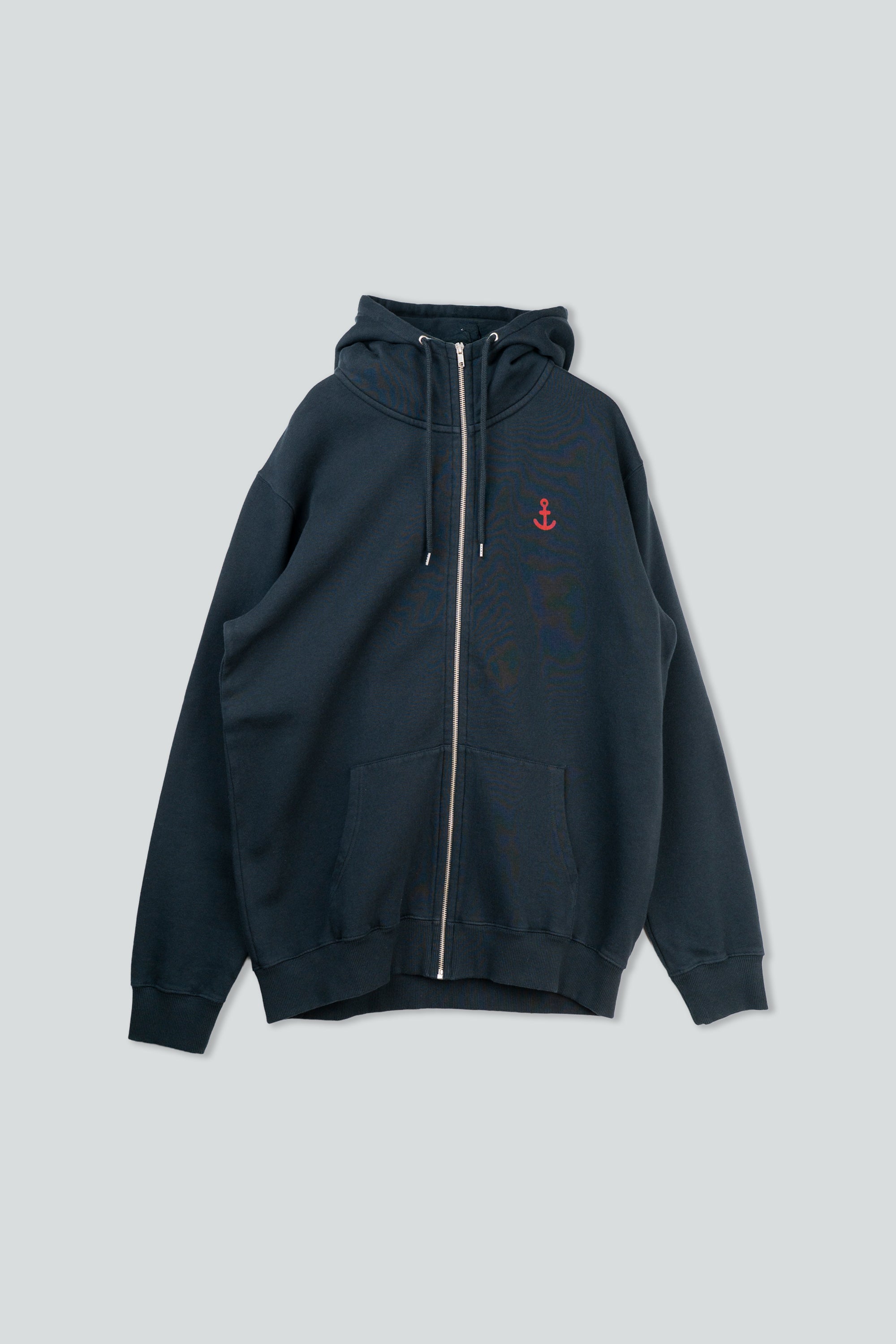 Save The Mermaids Back Zip Hoodie - Blueberry