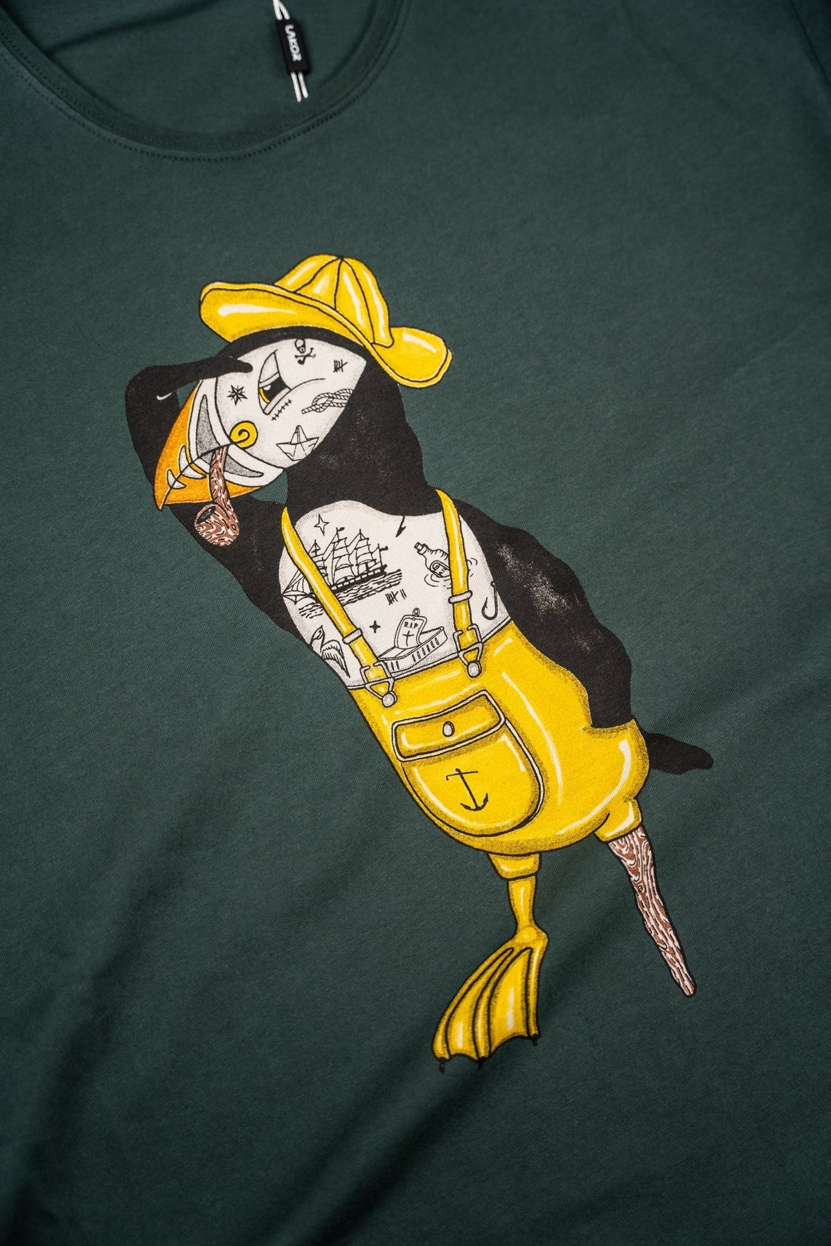 LAKOR Sea Parrot Seaman T-shirt T-Shirt Green Gables