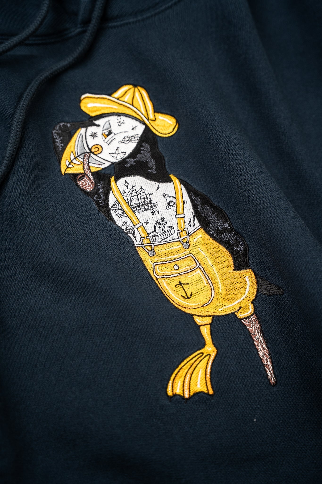 LAKOR Seaparrot Seaman Hoodie Sweatshirt Blueberry