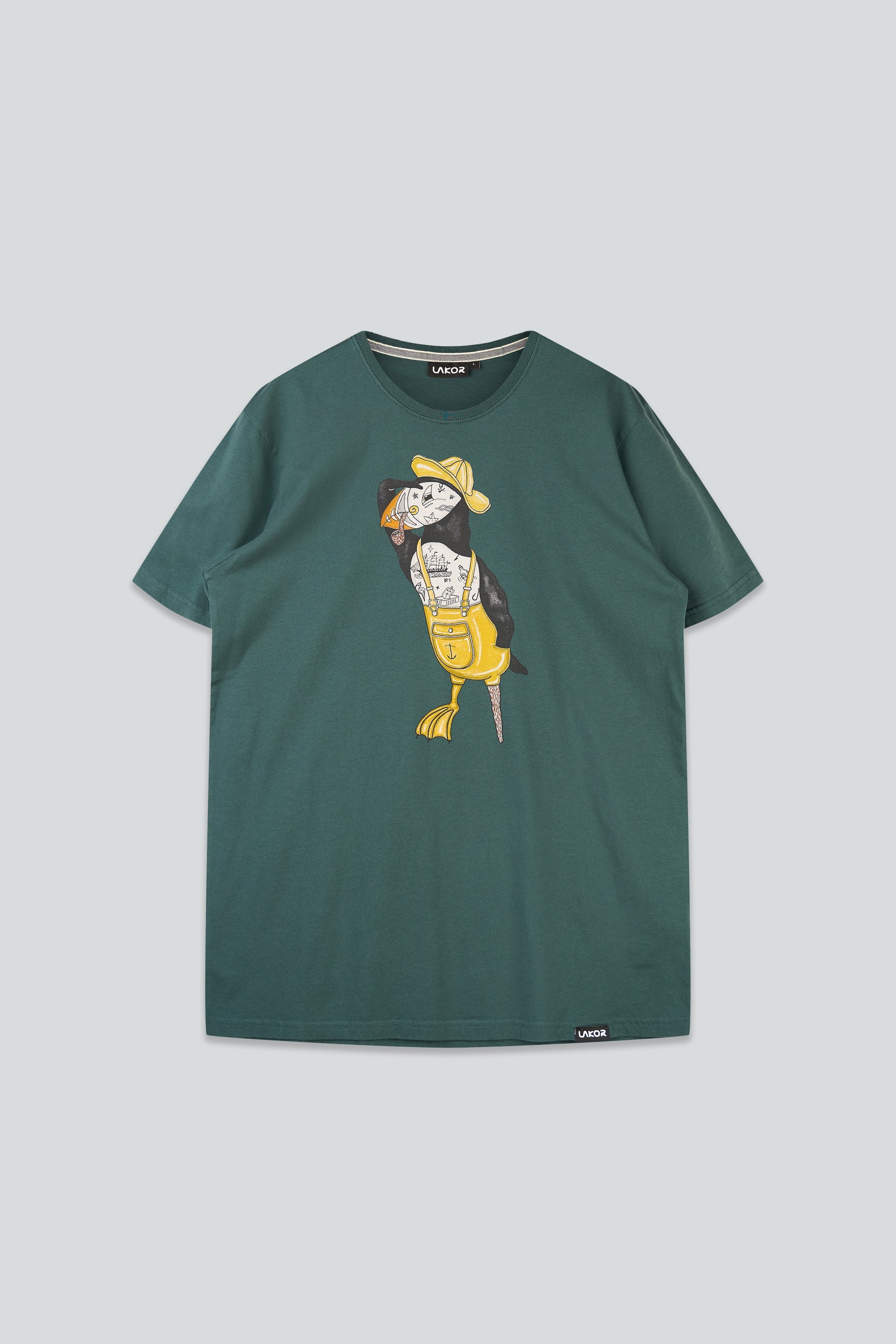 LAKOR Seaparrot Seaman T-shirt T-Shirt Green Gables