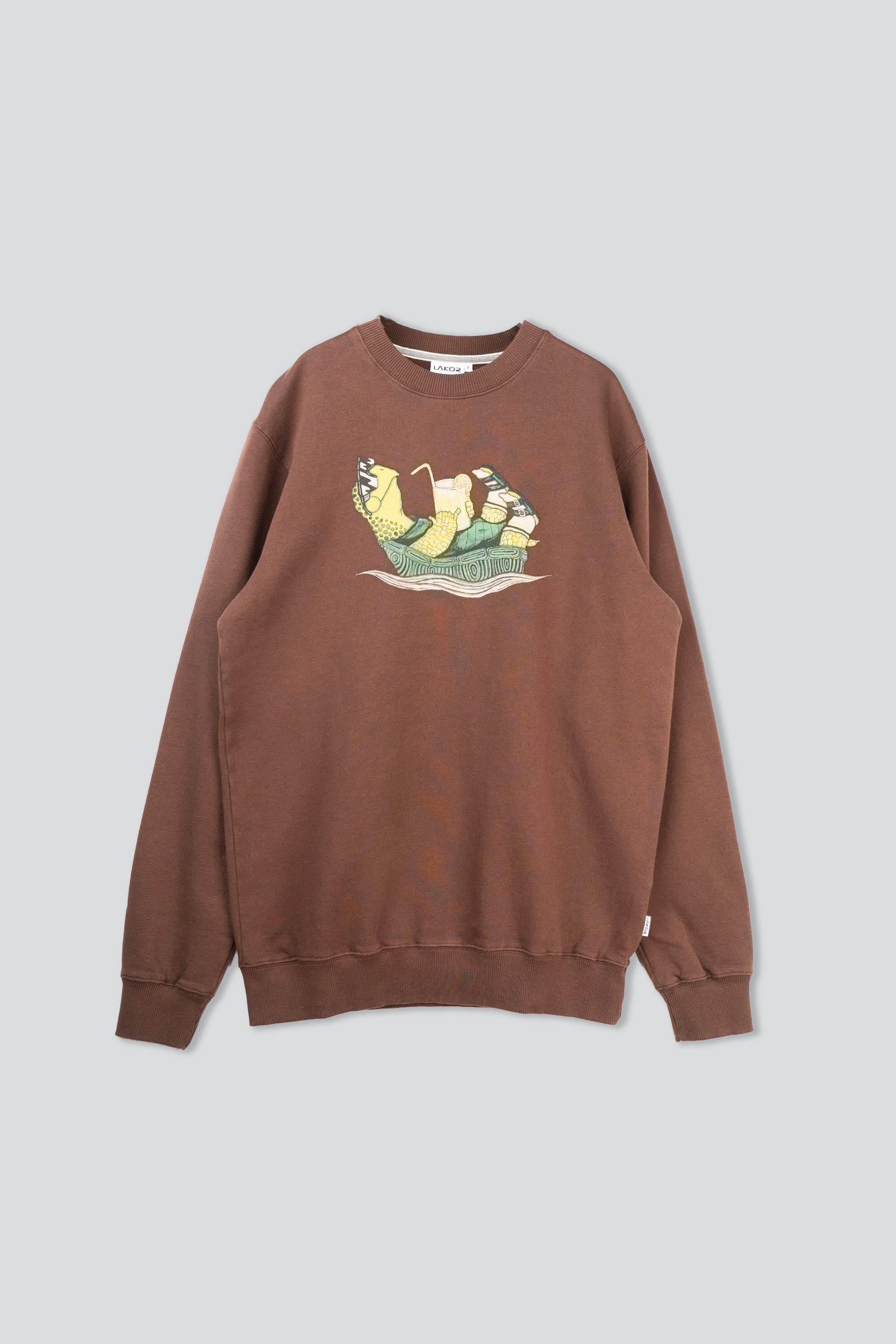 LAKOR Slow Flow Crewneck Sweatshirt Chicory Coffee