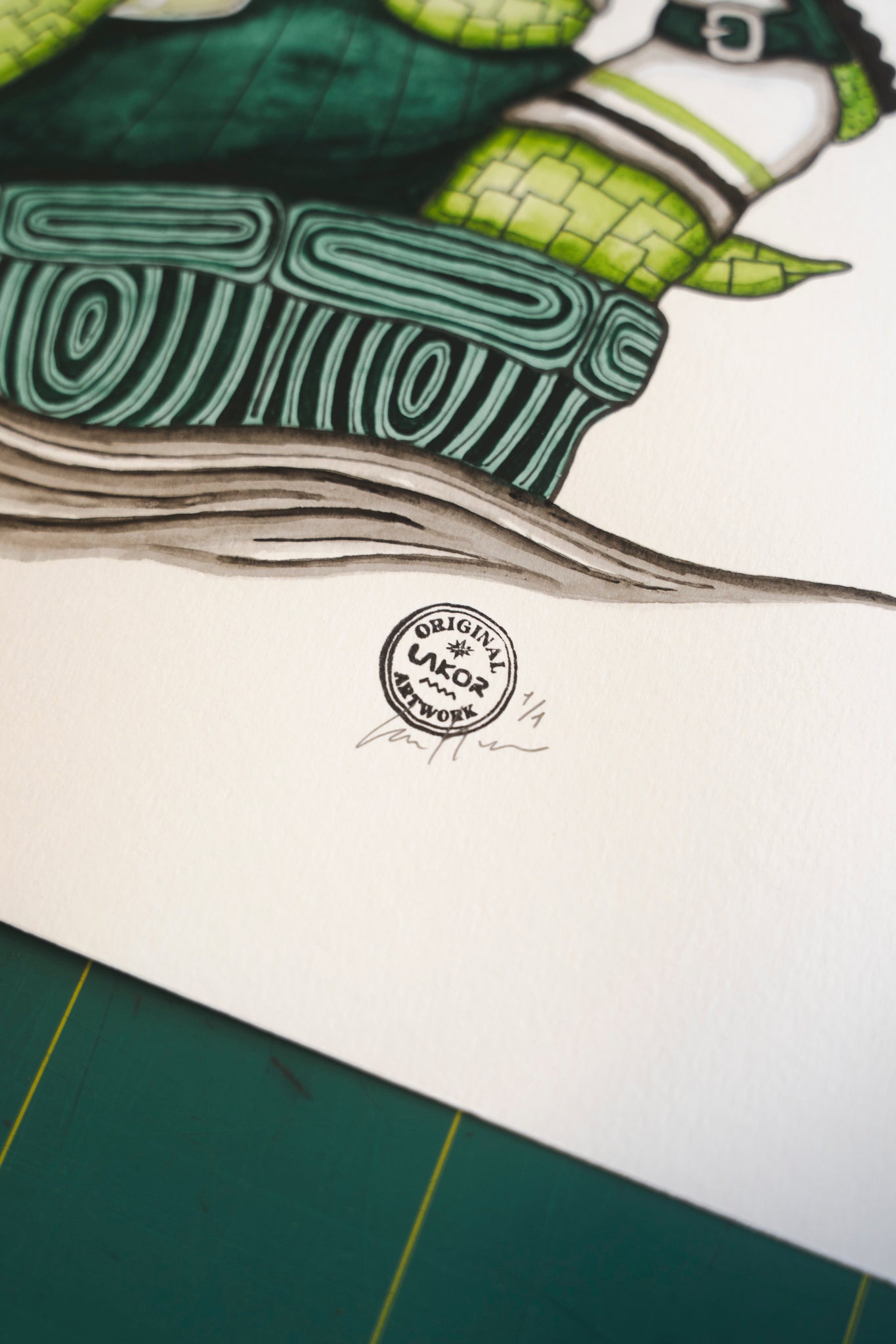 LAKOR Slow Flow Original Poster White