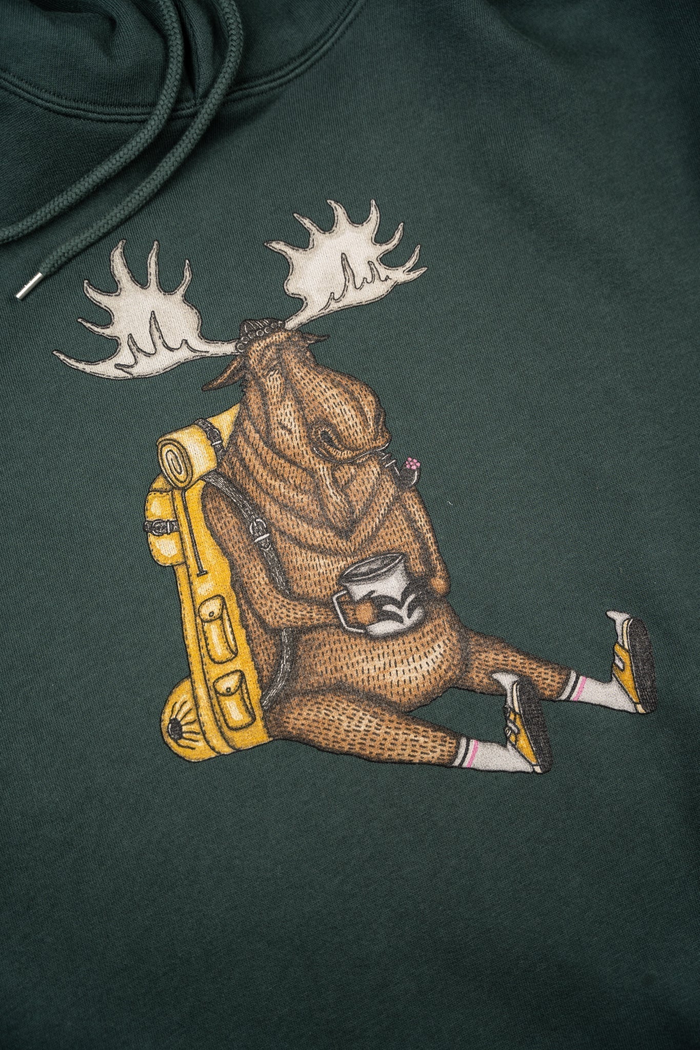 Snooze Moose Hoodie - Green Gables