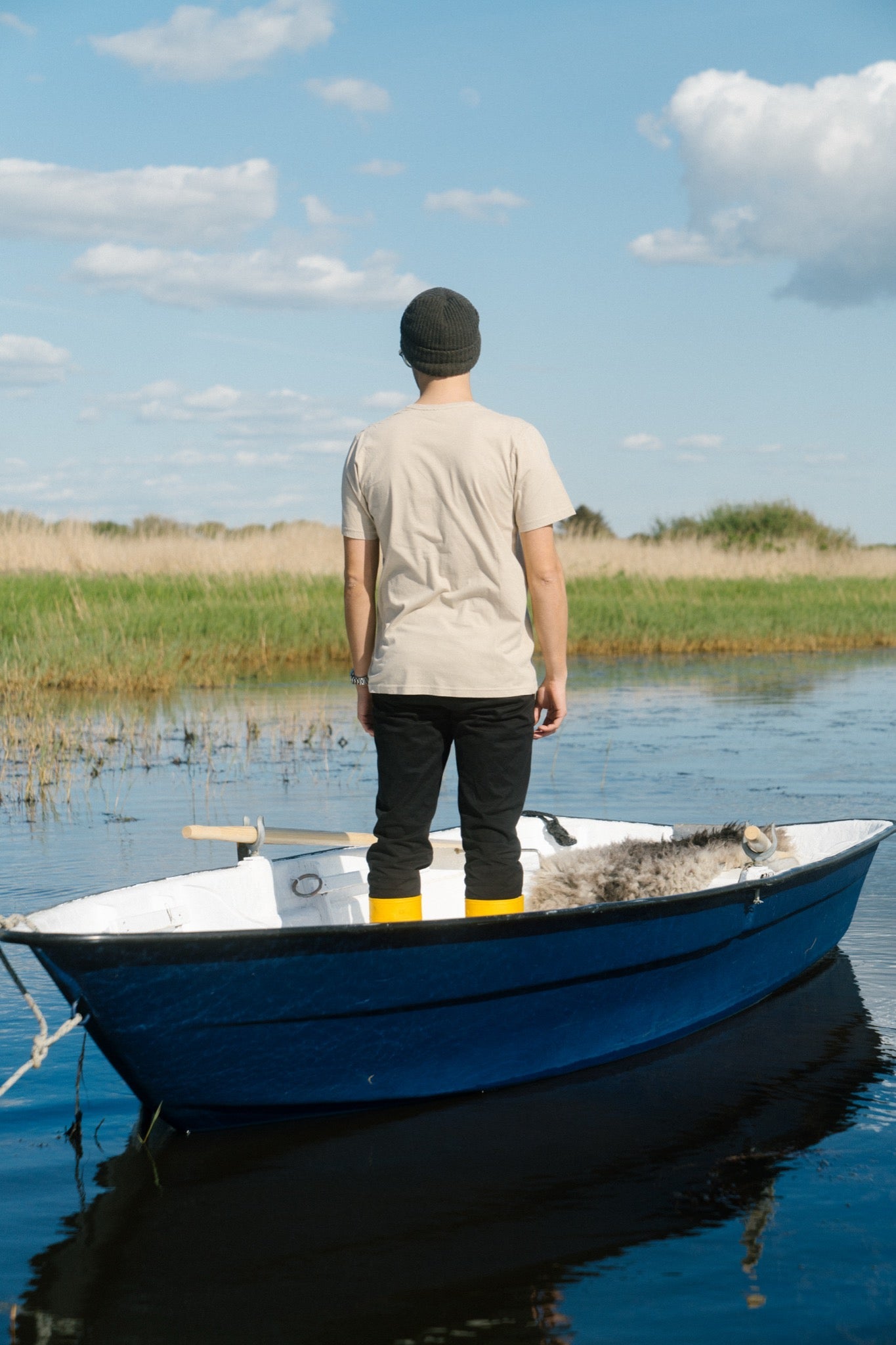 LAKOR Snooze Moose T-shirt T-Shirt White Pepper