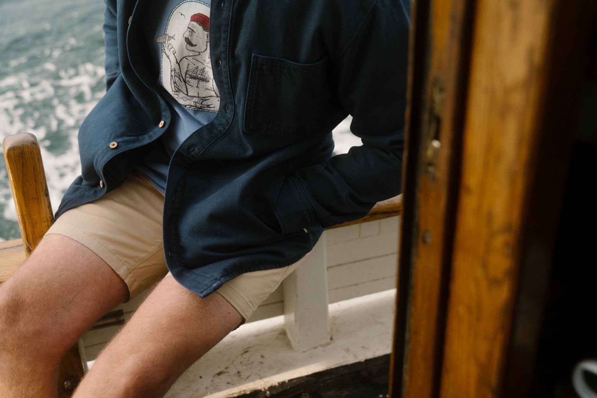 LAKOR Spork Overshirt Overshirt Blueberry