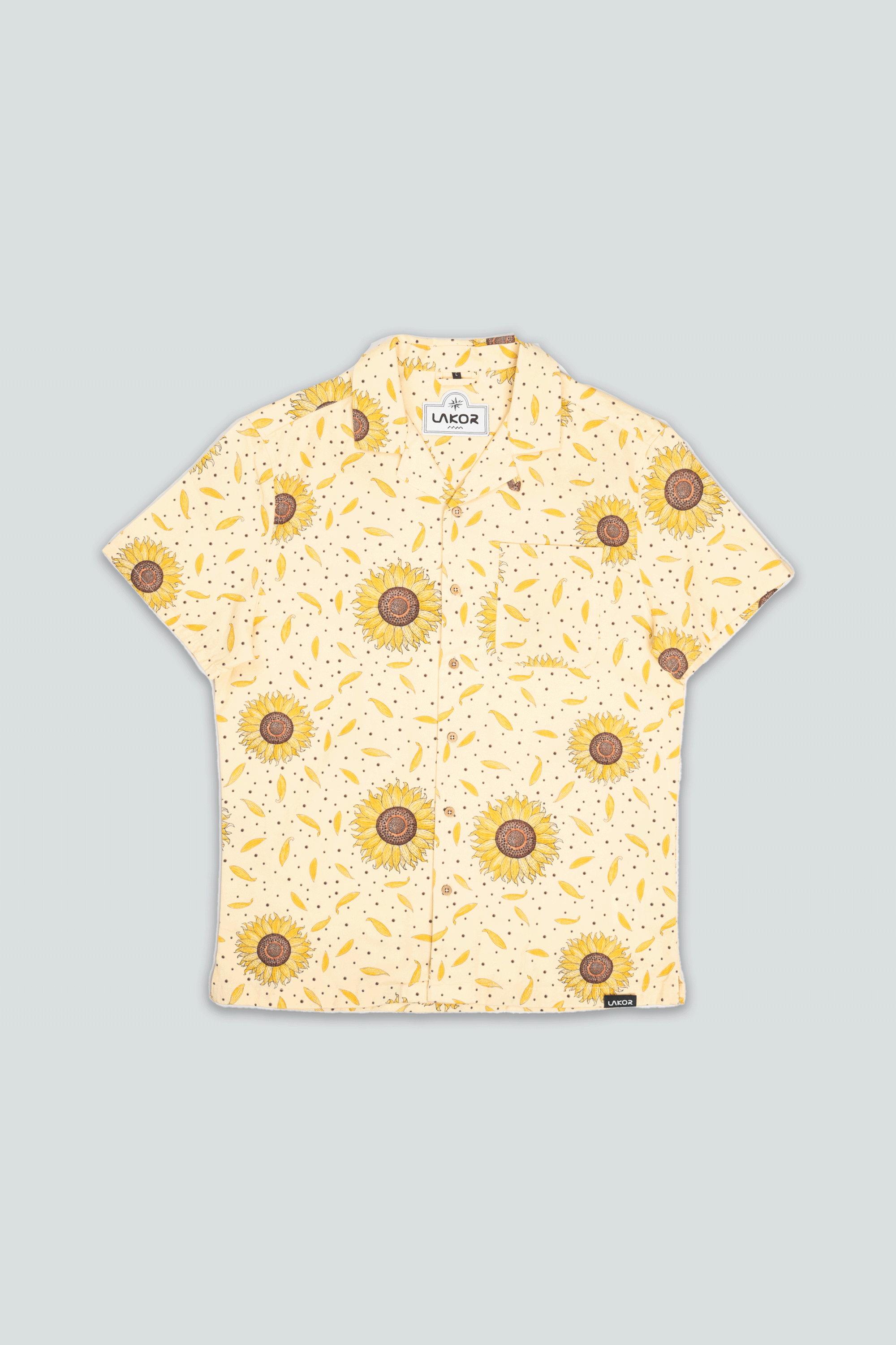 Sunflower Short Sleeve Shirt - Anise Flower