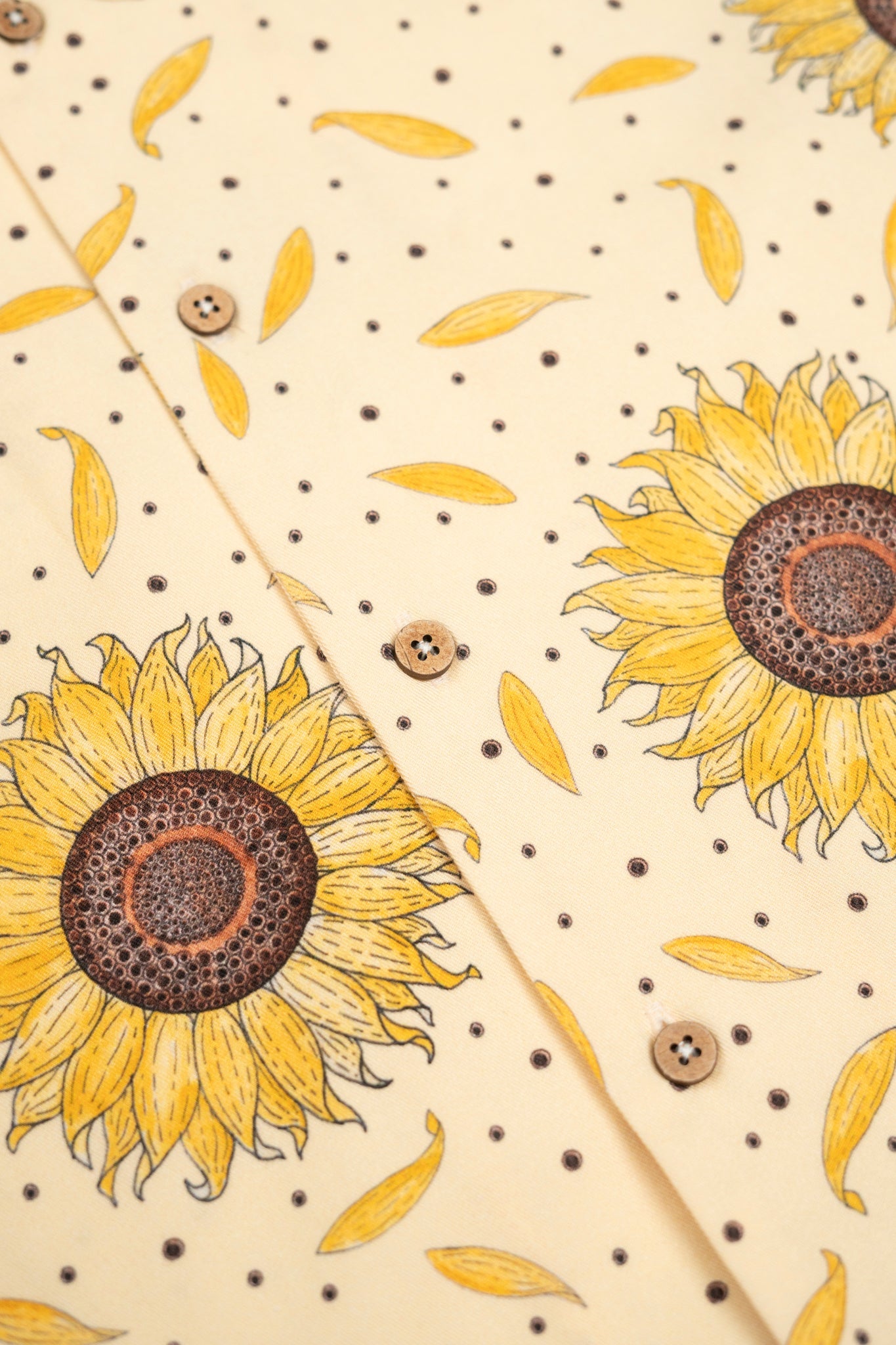 LAKOR Sunflower Short Sleeve Shirt Short Sleeve Shirt Anise Flower