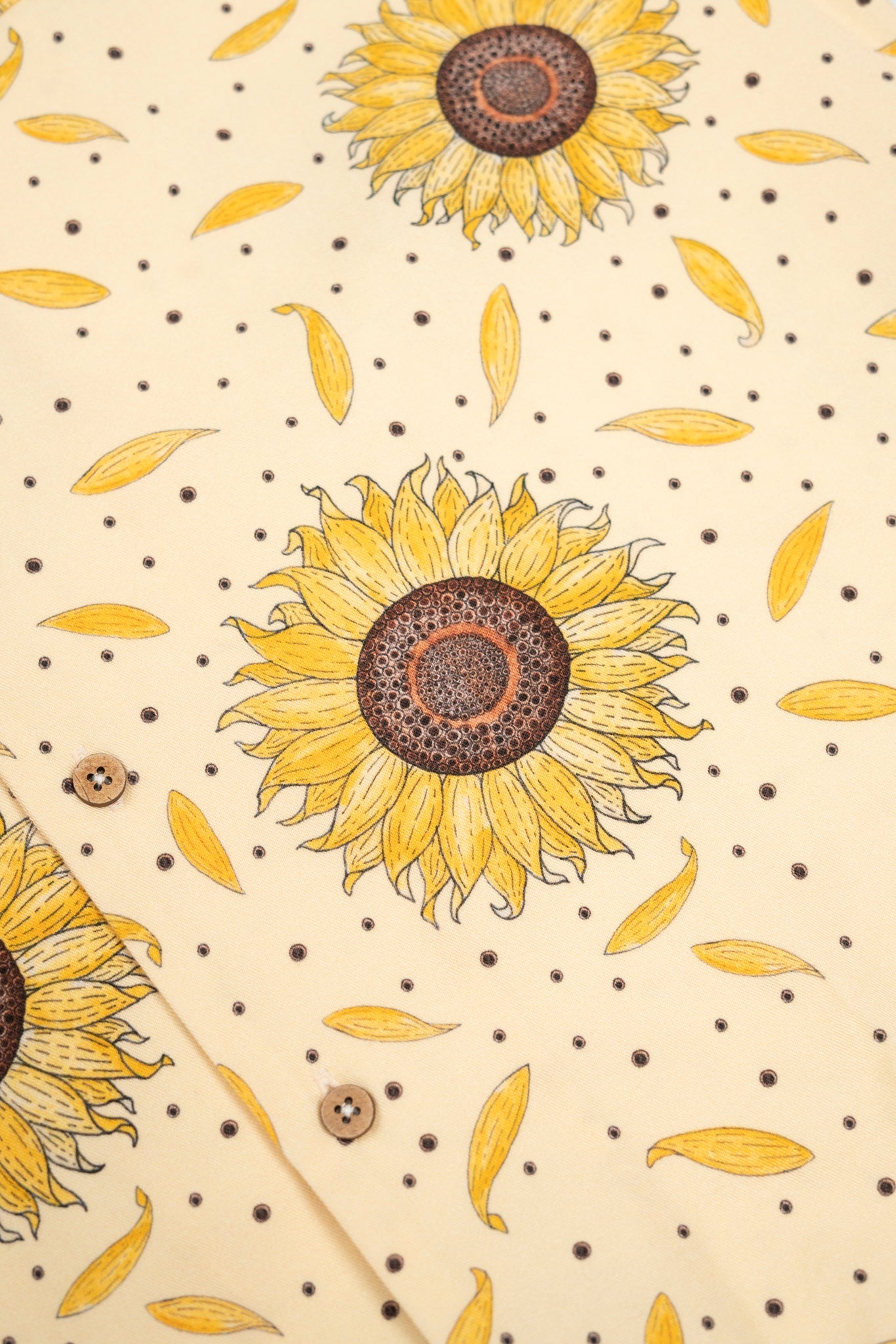 LAKOR Sunflower Short Sleeve Shirt Short Sleeve Shirt Anise Flower