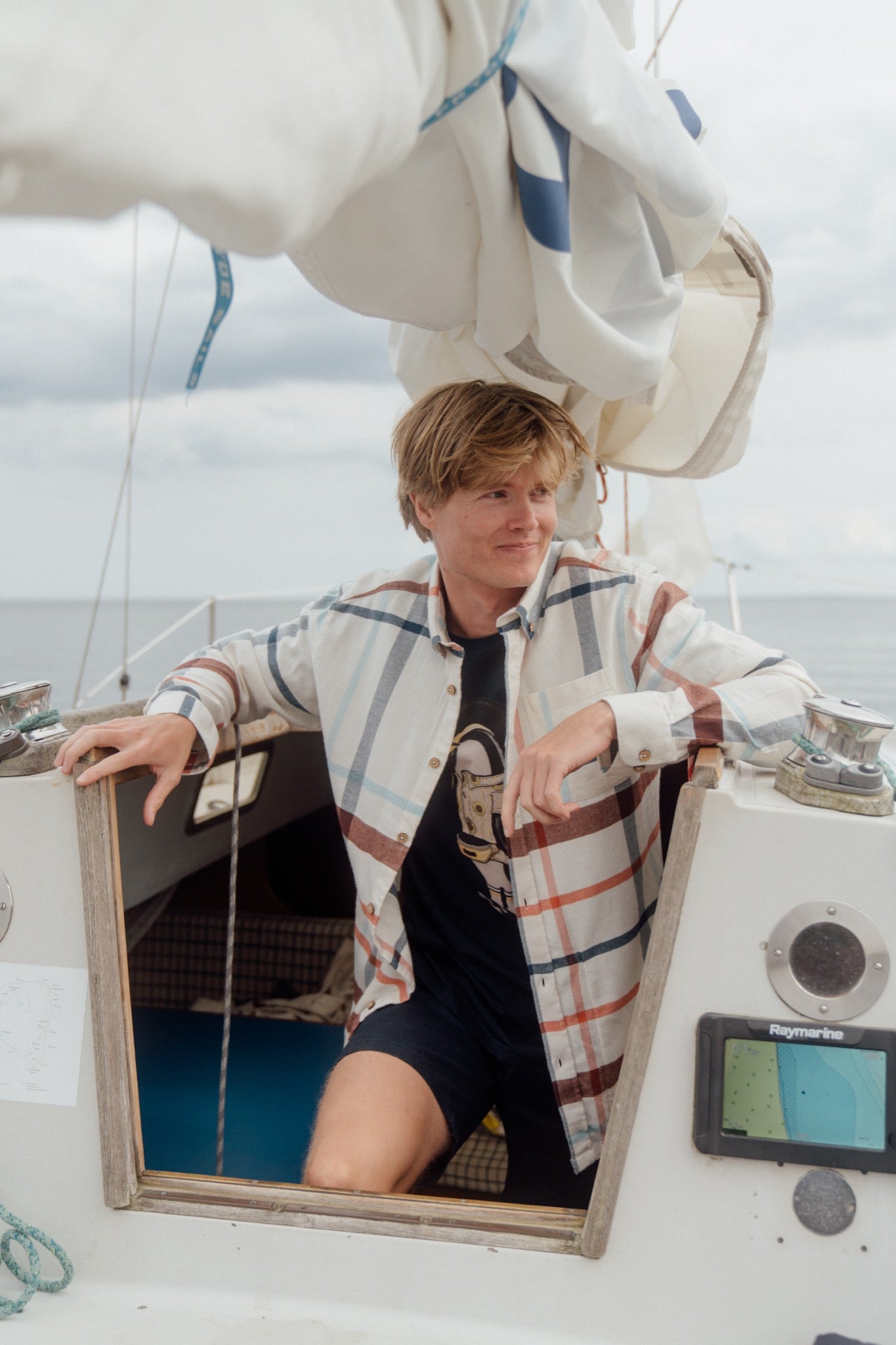 Sunwaves Check Overshirt - Multicolor