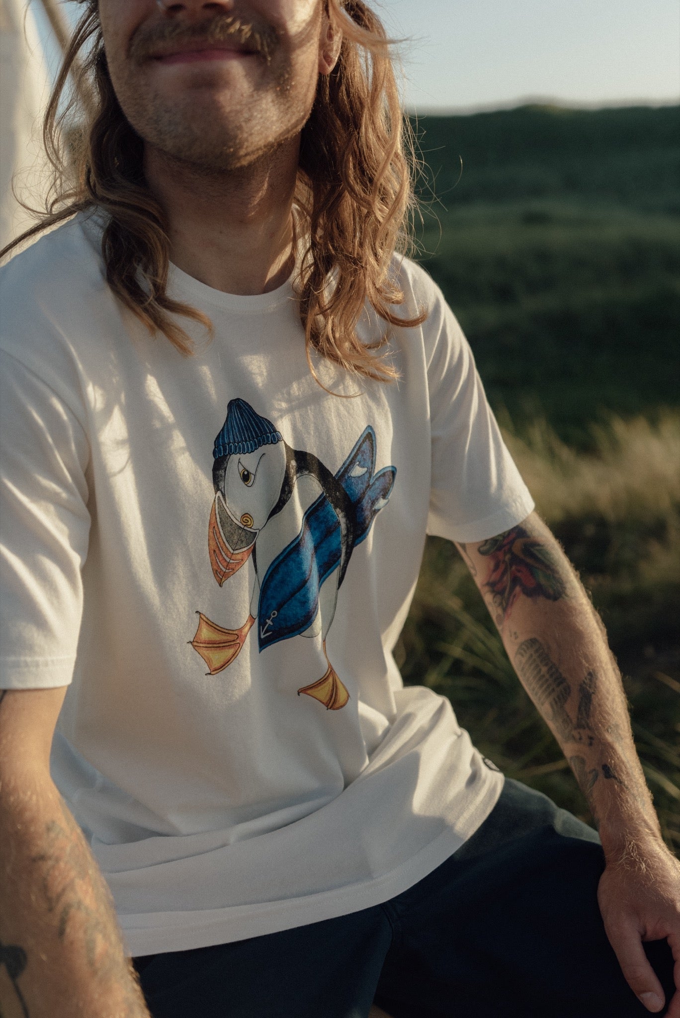 LAKOR Surf's Up T-shirt T-Shirt Star White