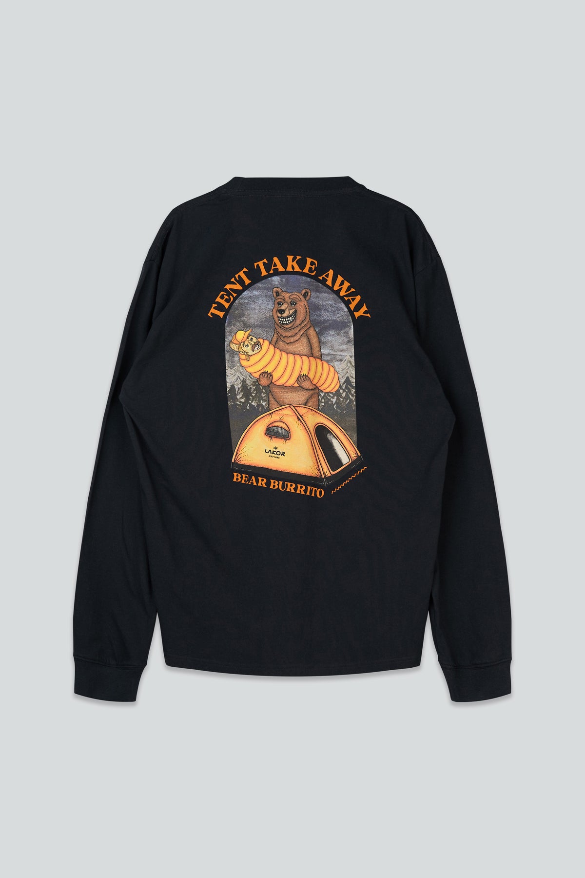 LAKOR Tent Takeaway Boxfit LS T-shirt T-Shirt Moonless Night