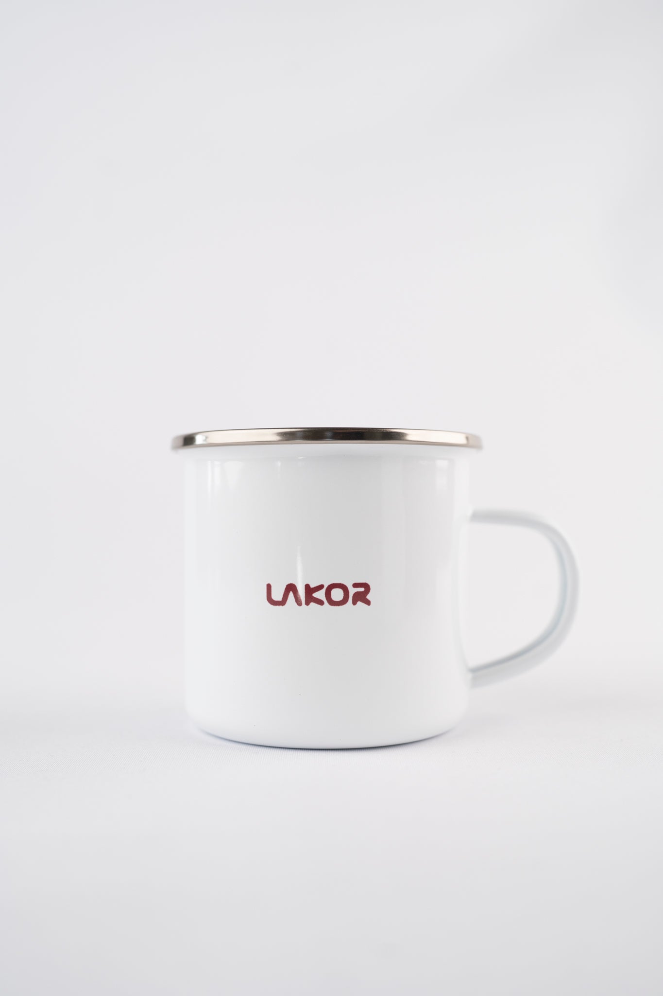 Tinned Mermaid Emaille Tasse - White