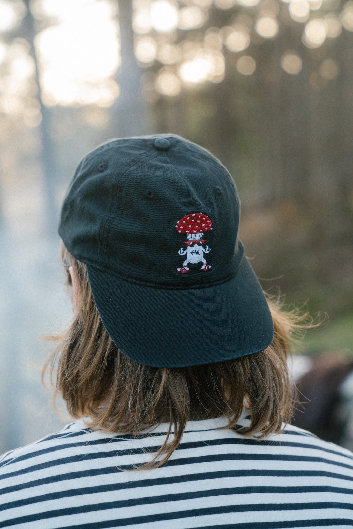 LAKOR Toxic Mushroom Baseball Cap Headwear Black
