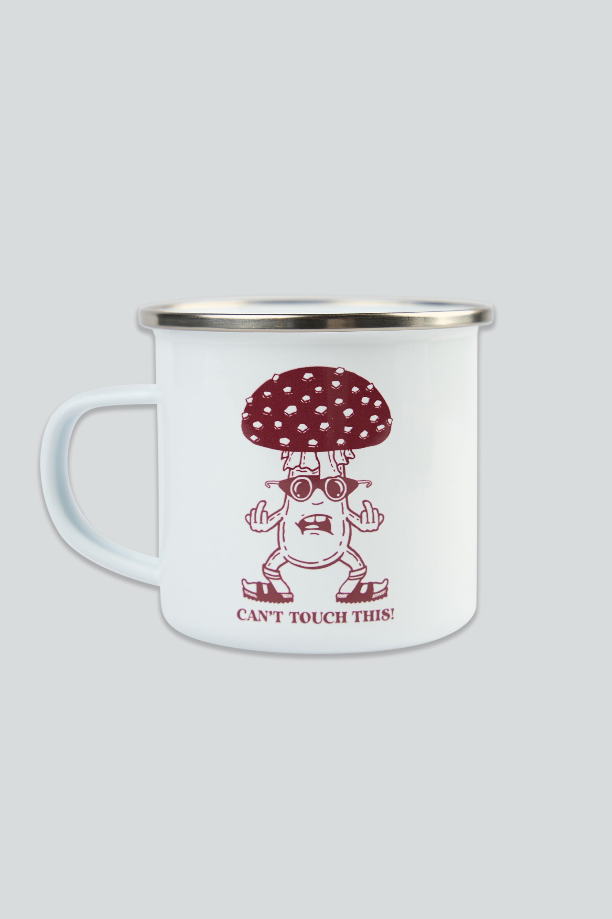 LAKOR Toxic Mushroom Emaljekrus Mug White