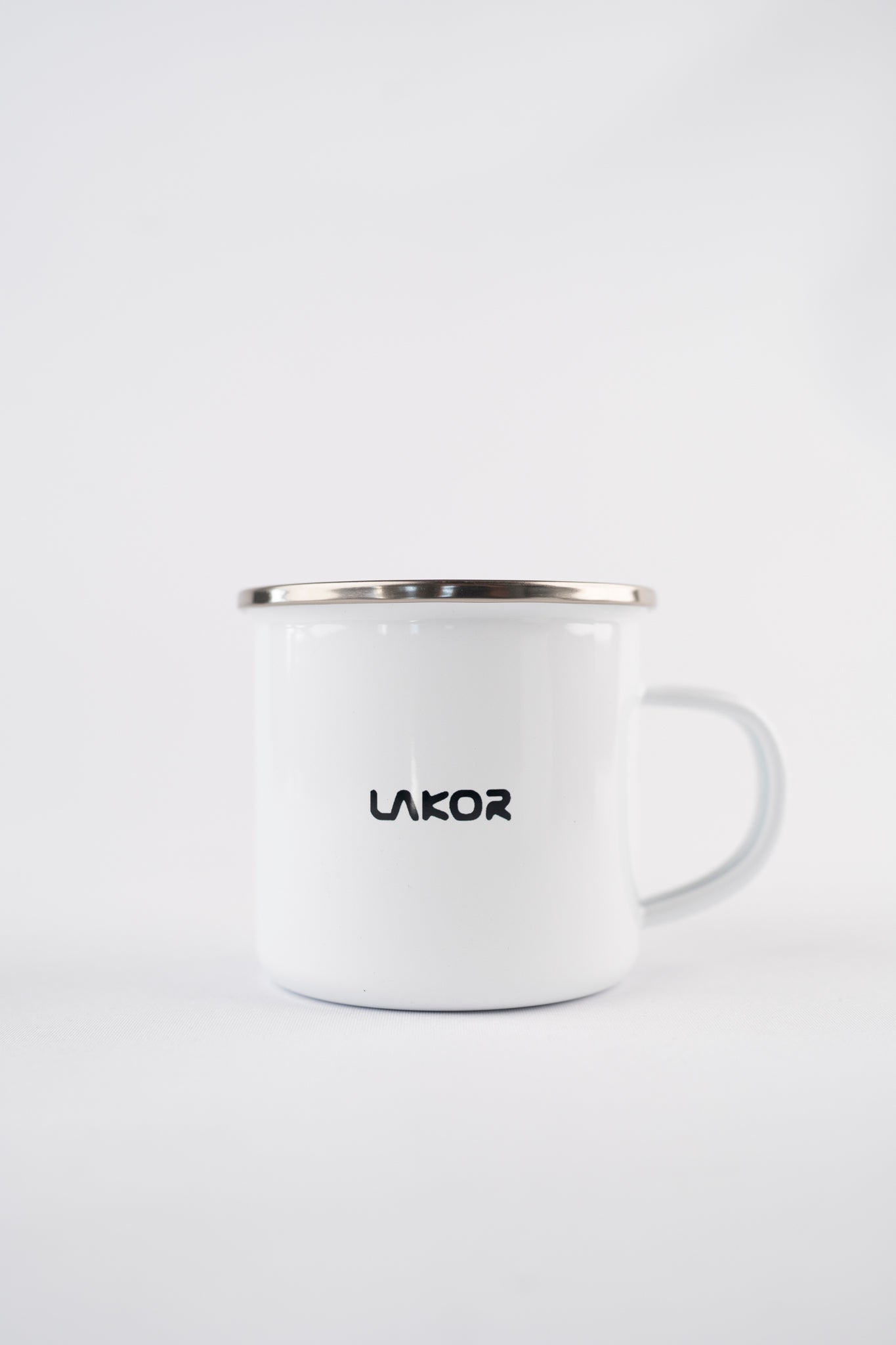 Uncensored Emaille Tasse - White