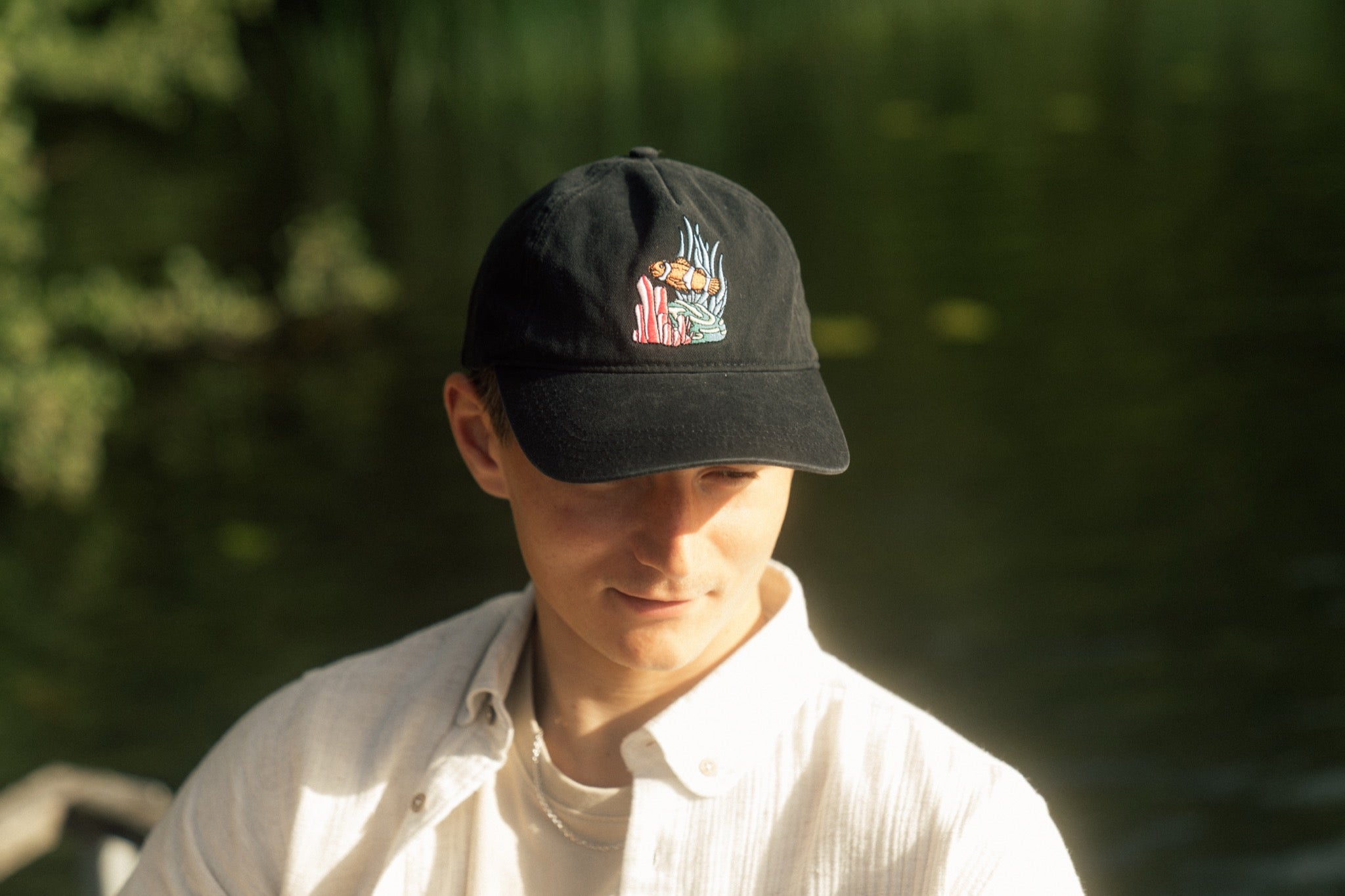 LAKOR Underwater Baseball Cap Headwear Black