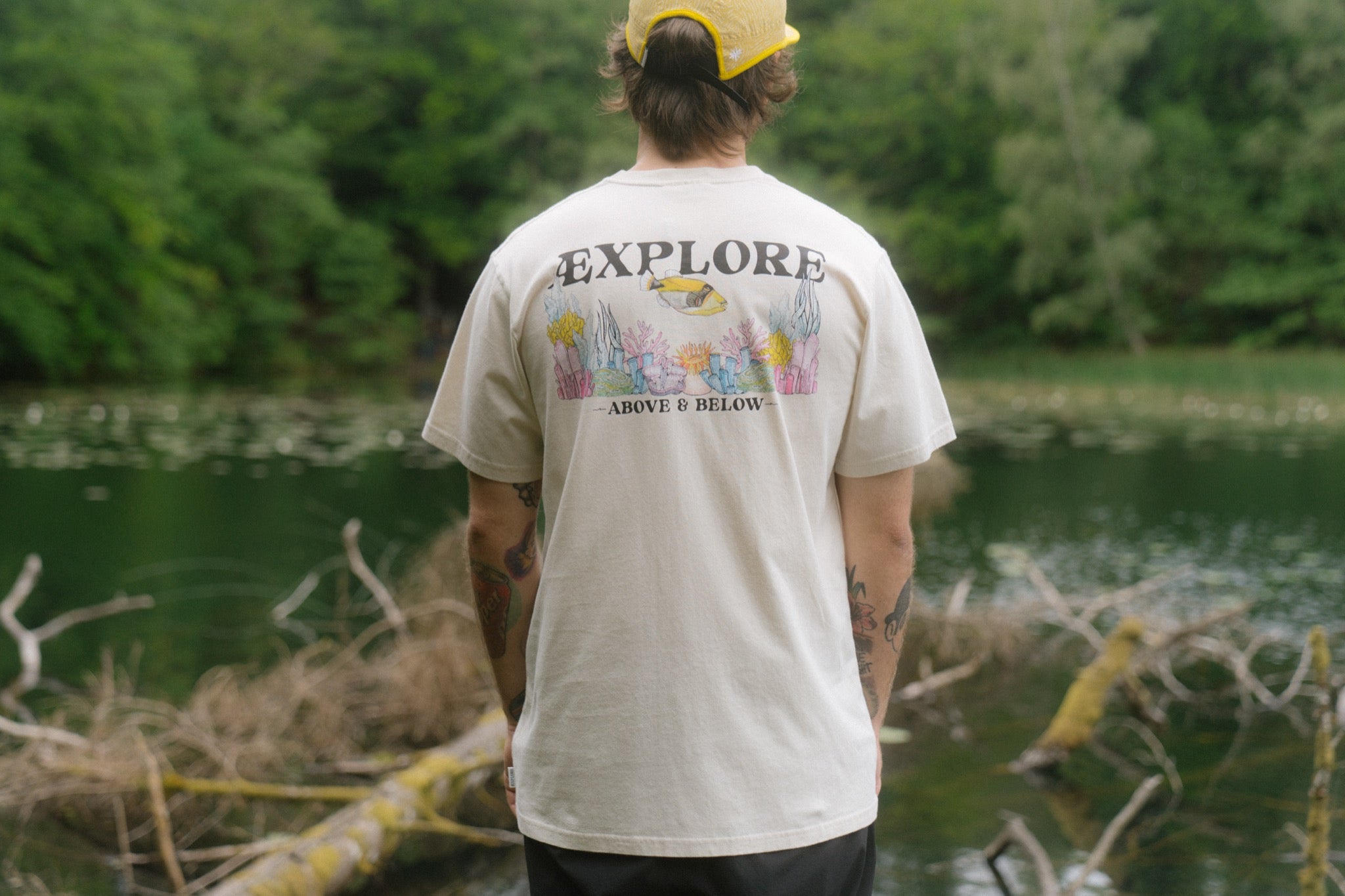 LAKOR Underwater Garden T-shirt T-Shirt Rainy Day