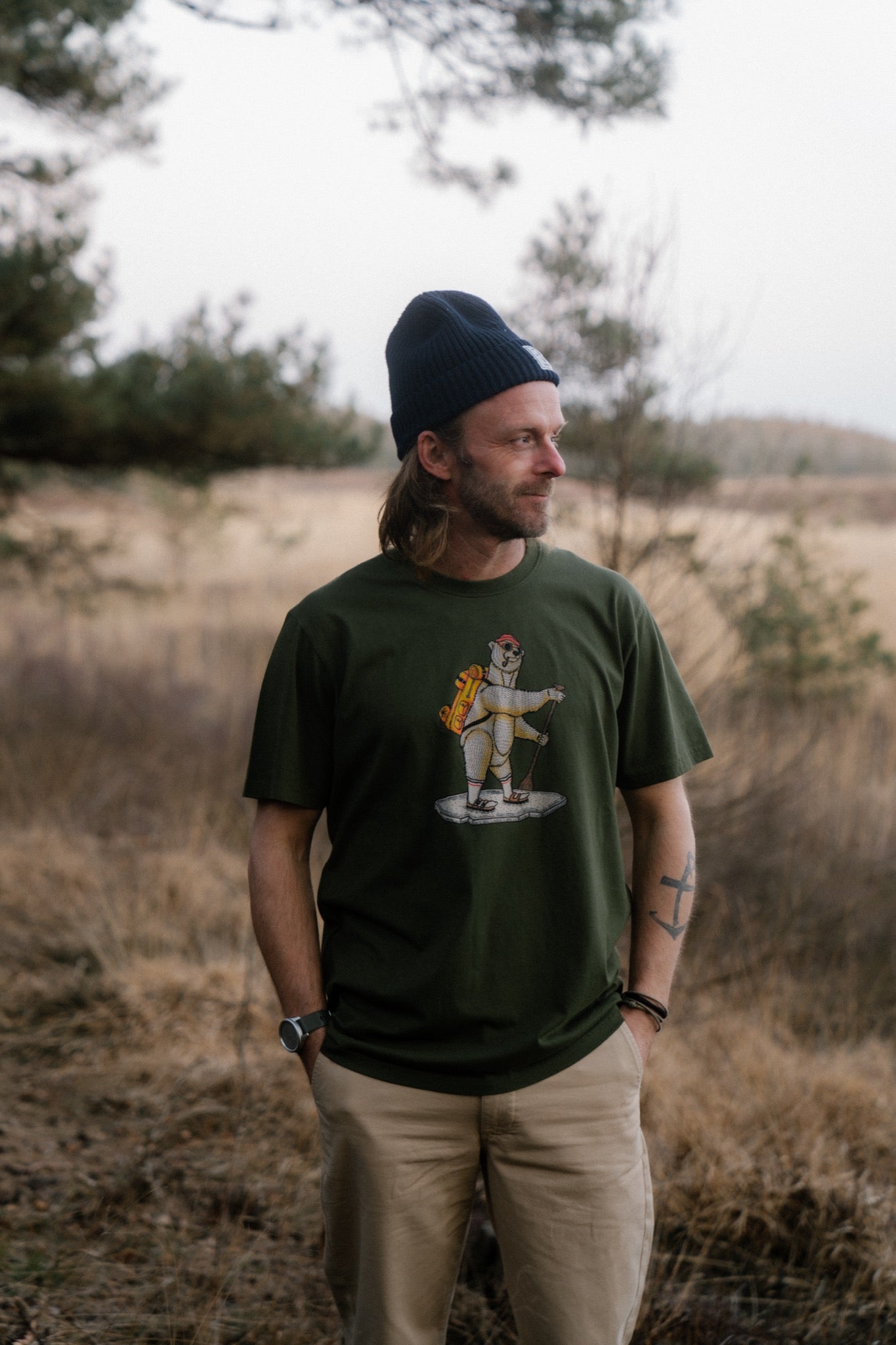 LAKOR WASSUP T-shirt T-Shirt Riffle Green