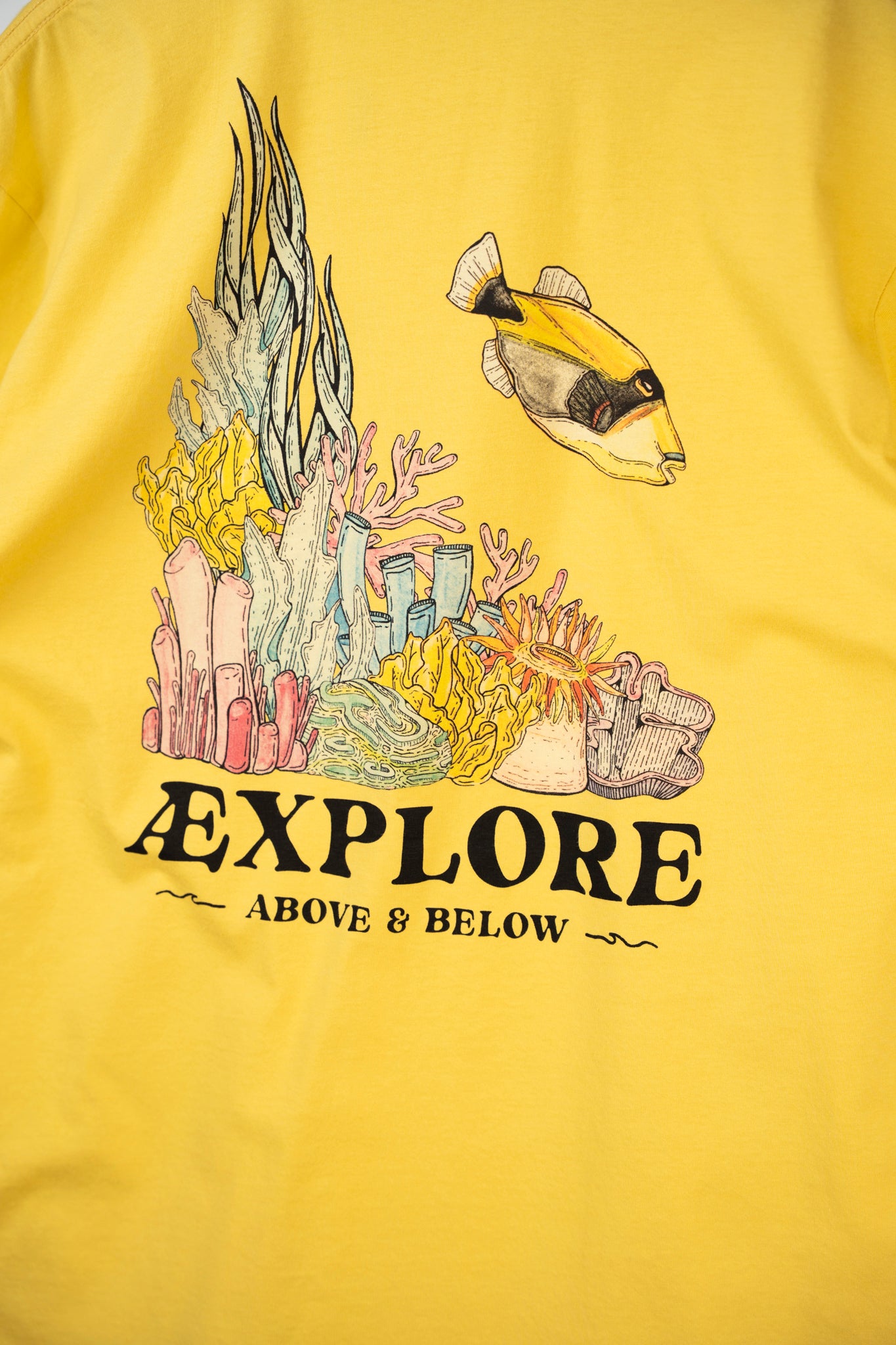 LAKOR Wall of Wonder Back T-shirt T-Shirt Cream Gold