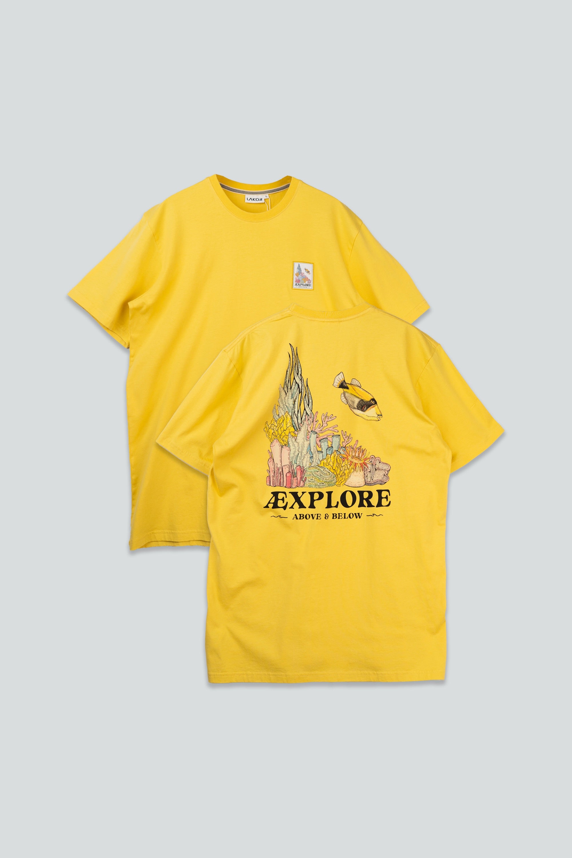 LAKOR Wall of Wonder Back T-shirt T-Shirt Cream Gold