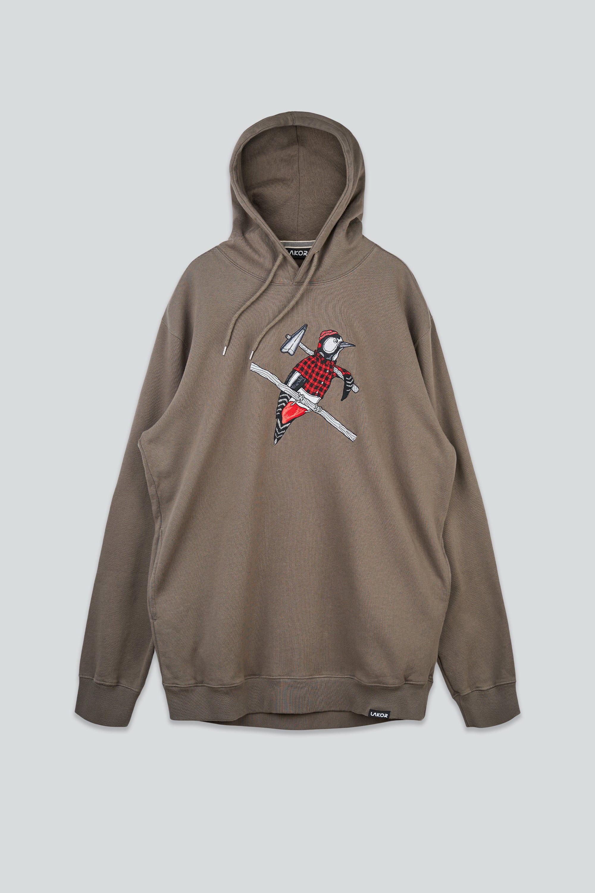 Woodpecker Hoodie (Morel)