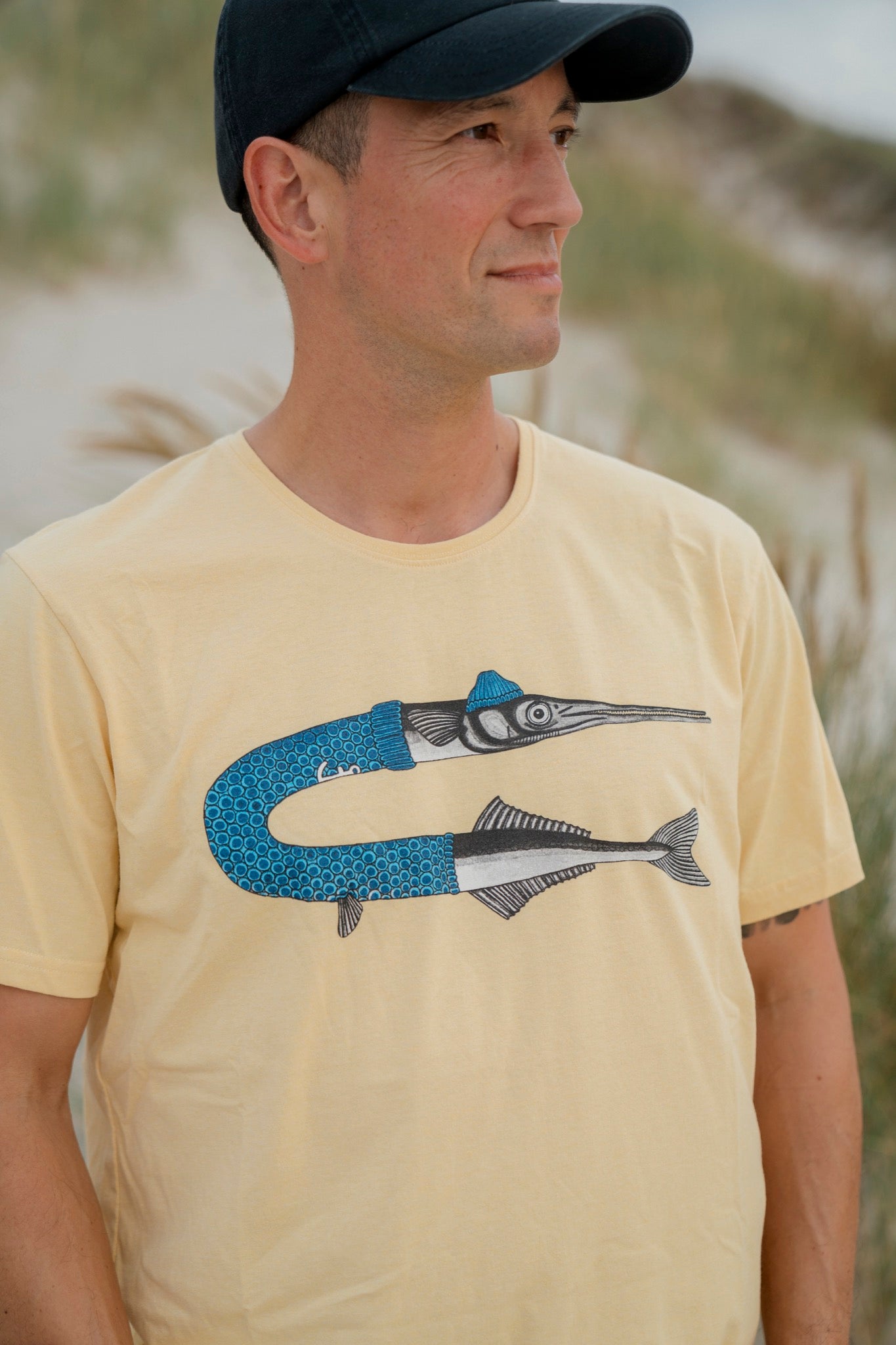 Garfish T-Shirt (Light Yellow)