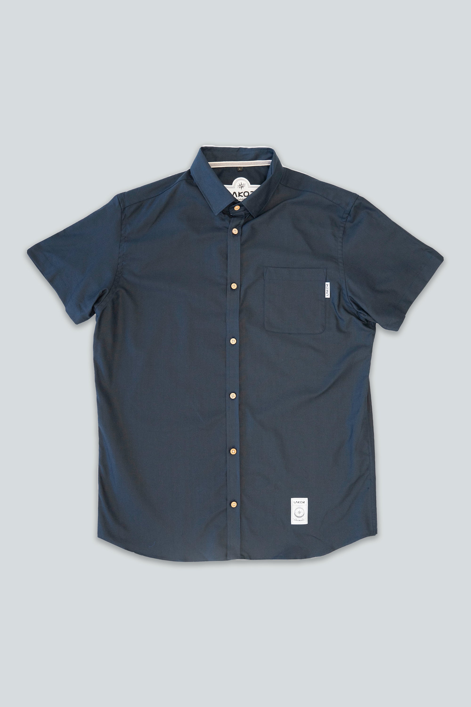 Oxford Short Sleeve (Blueberry)