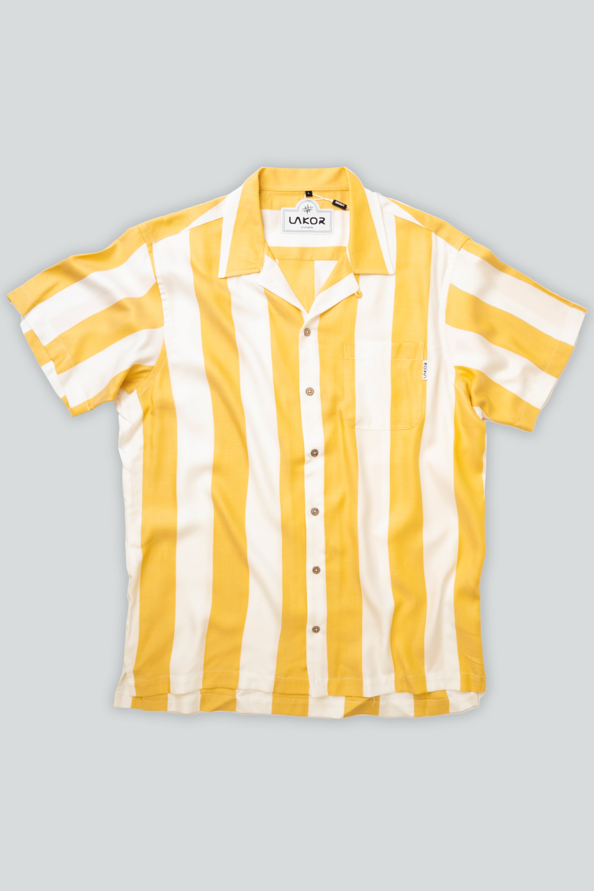 Bold Stripes Shirt (Yellow)