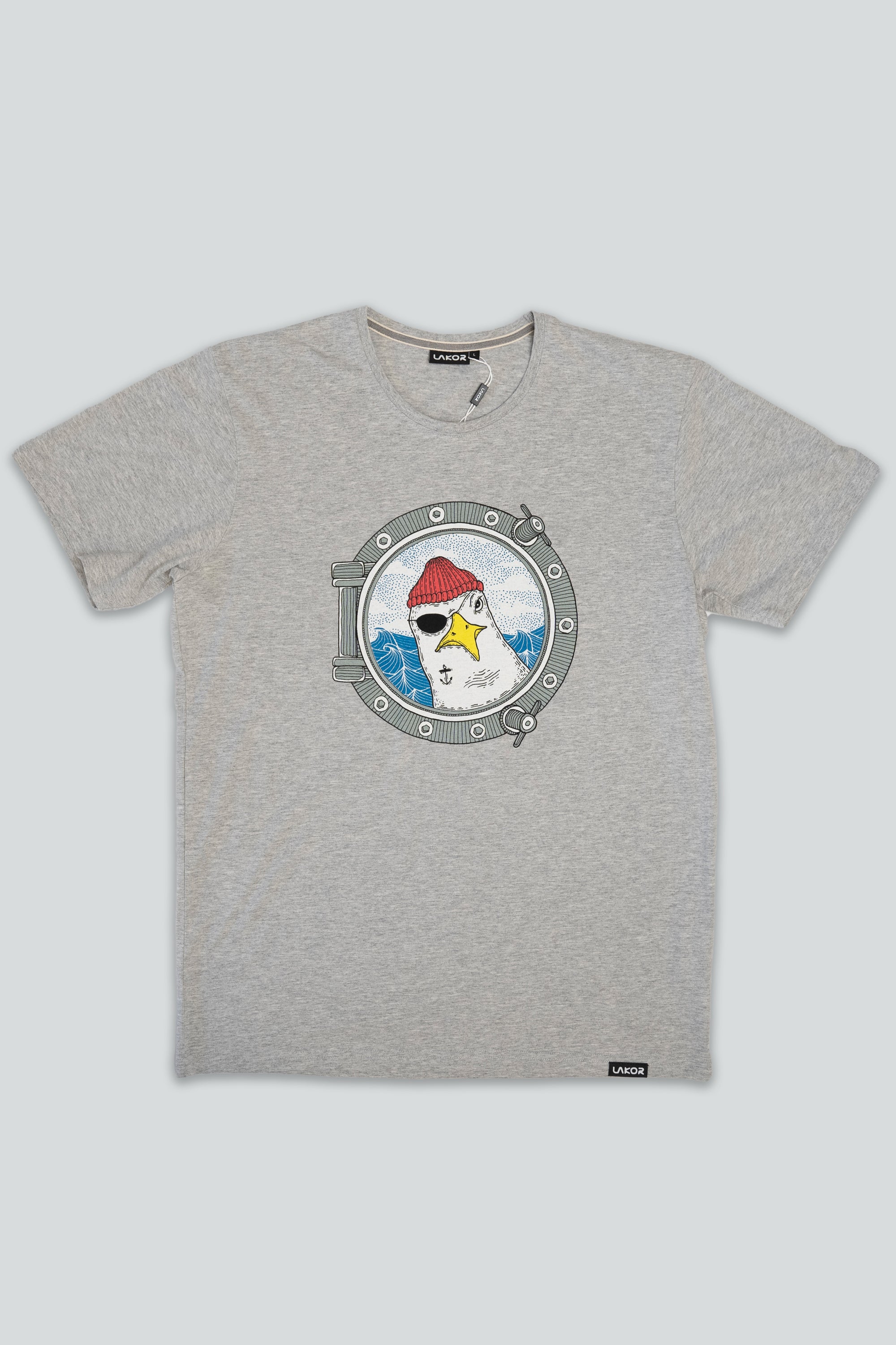 Porthole T-Shirt (Light Grey)