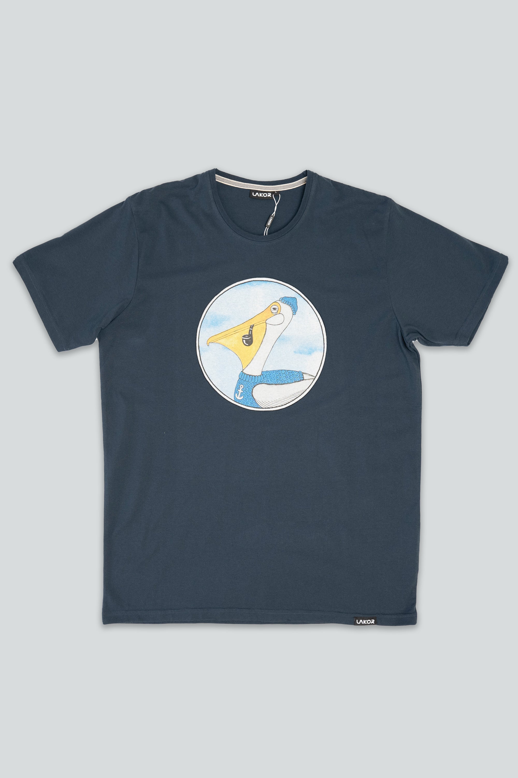 Pipe Pelican T-Shirt (Navy)
